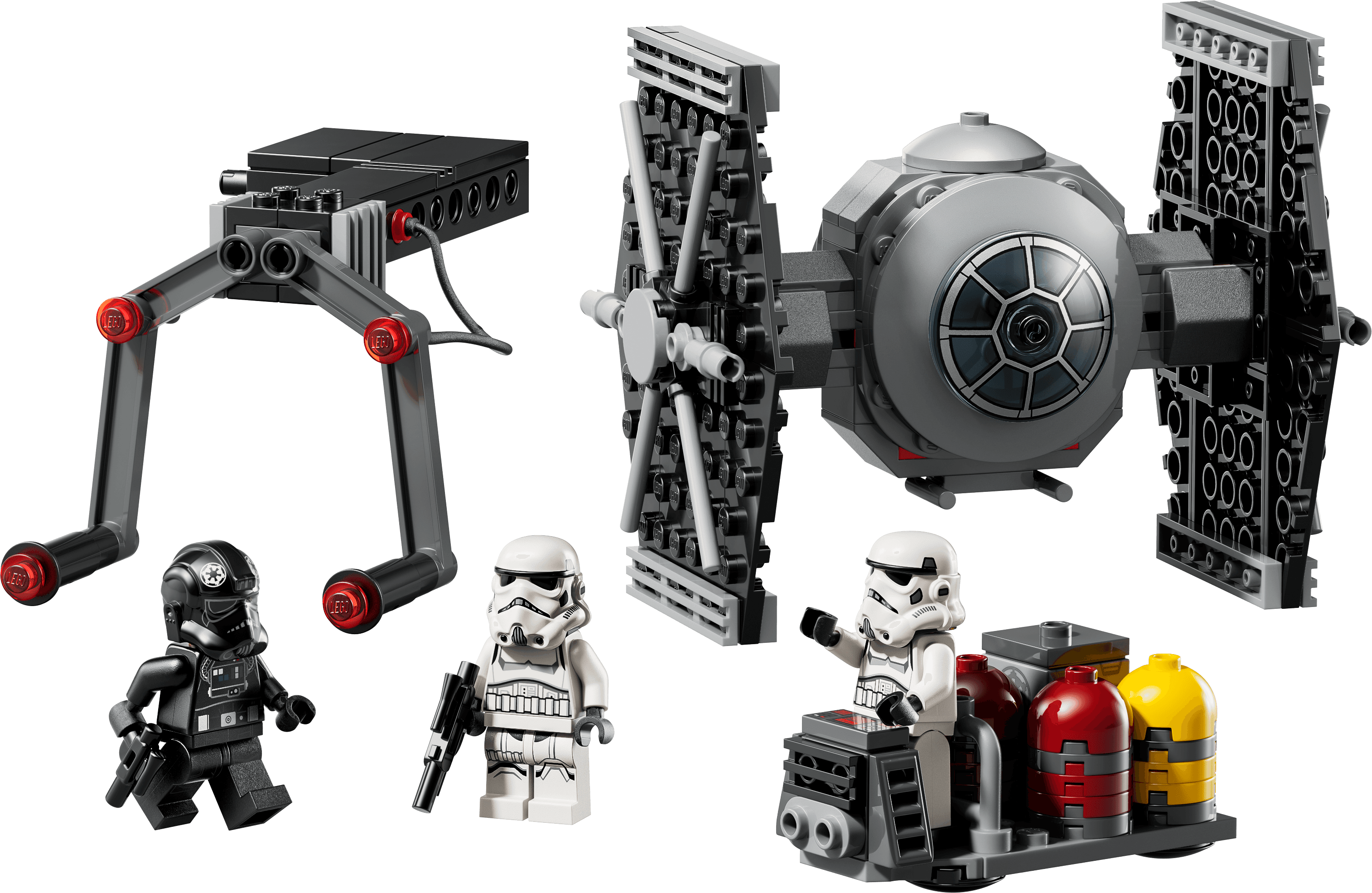 TIE Fighter with Imperial Hangar Rack