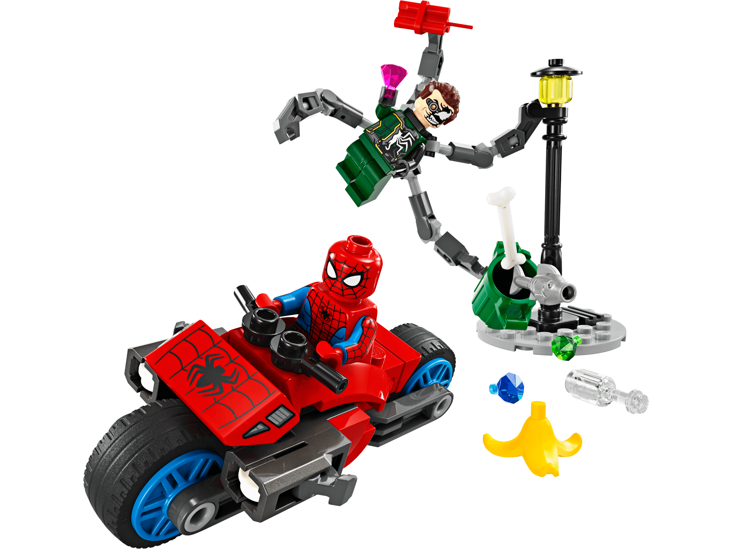 Motorcycle Chase: Spider-Man vs. Doc Ock