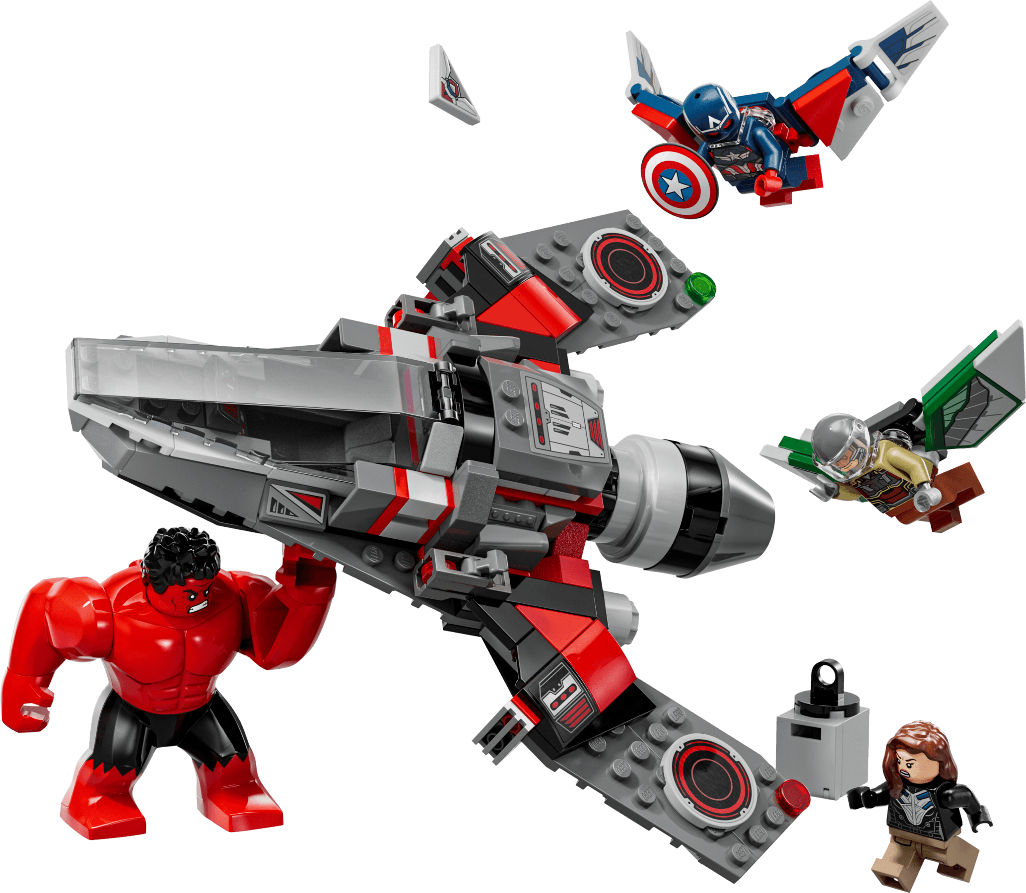 Captain America vs. Red Hulk Battle