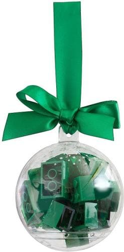 Holiday Ornament with Green Bricks