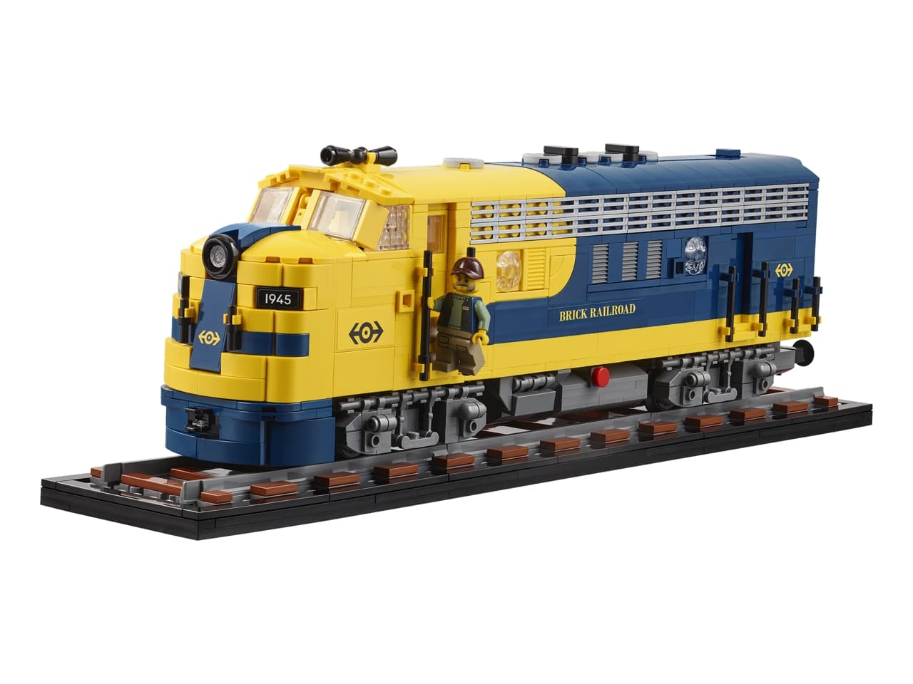 Brick Railroad Locomotive
