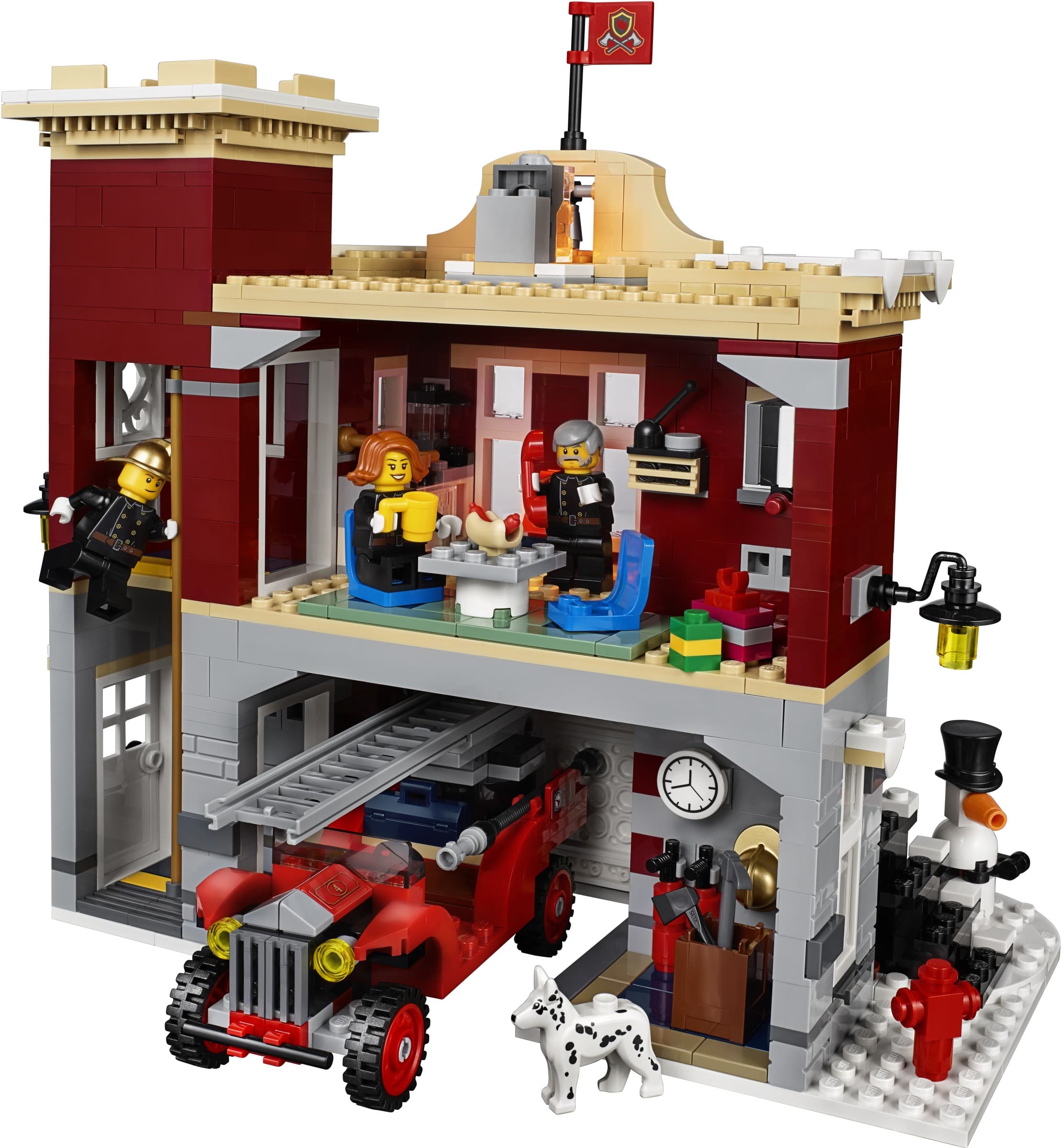 Winter Village Fire Station