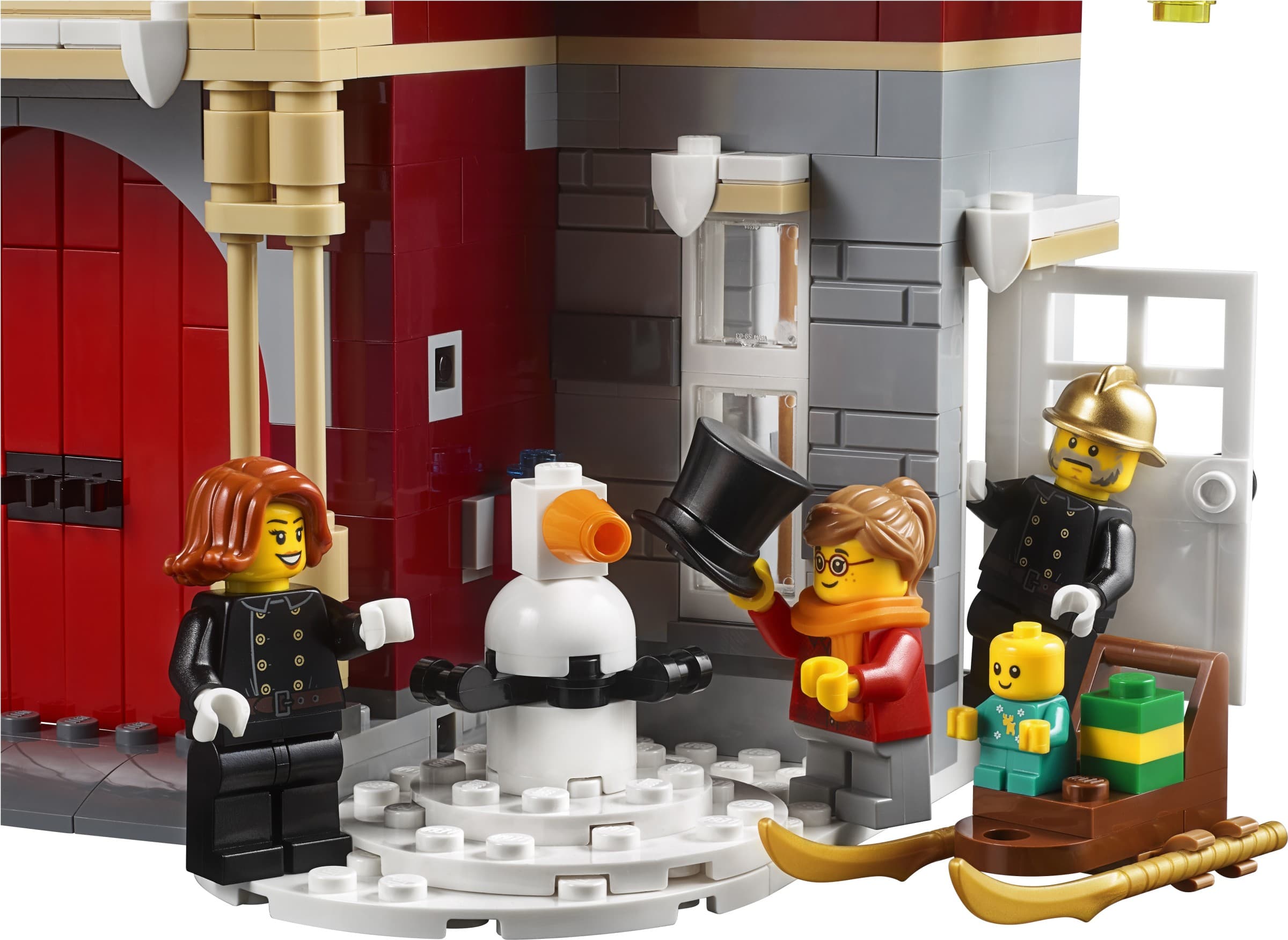 Winter Village Fire Station