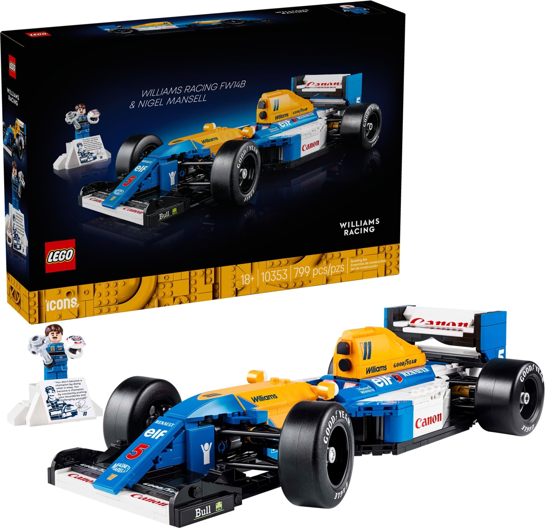 Williams Racing FW14B & Nigel Mansell