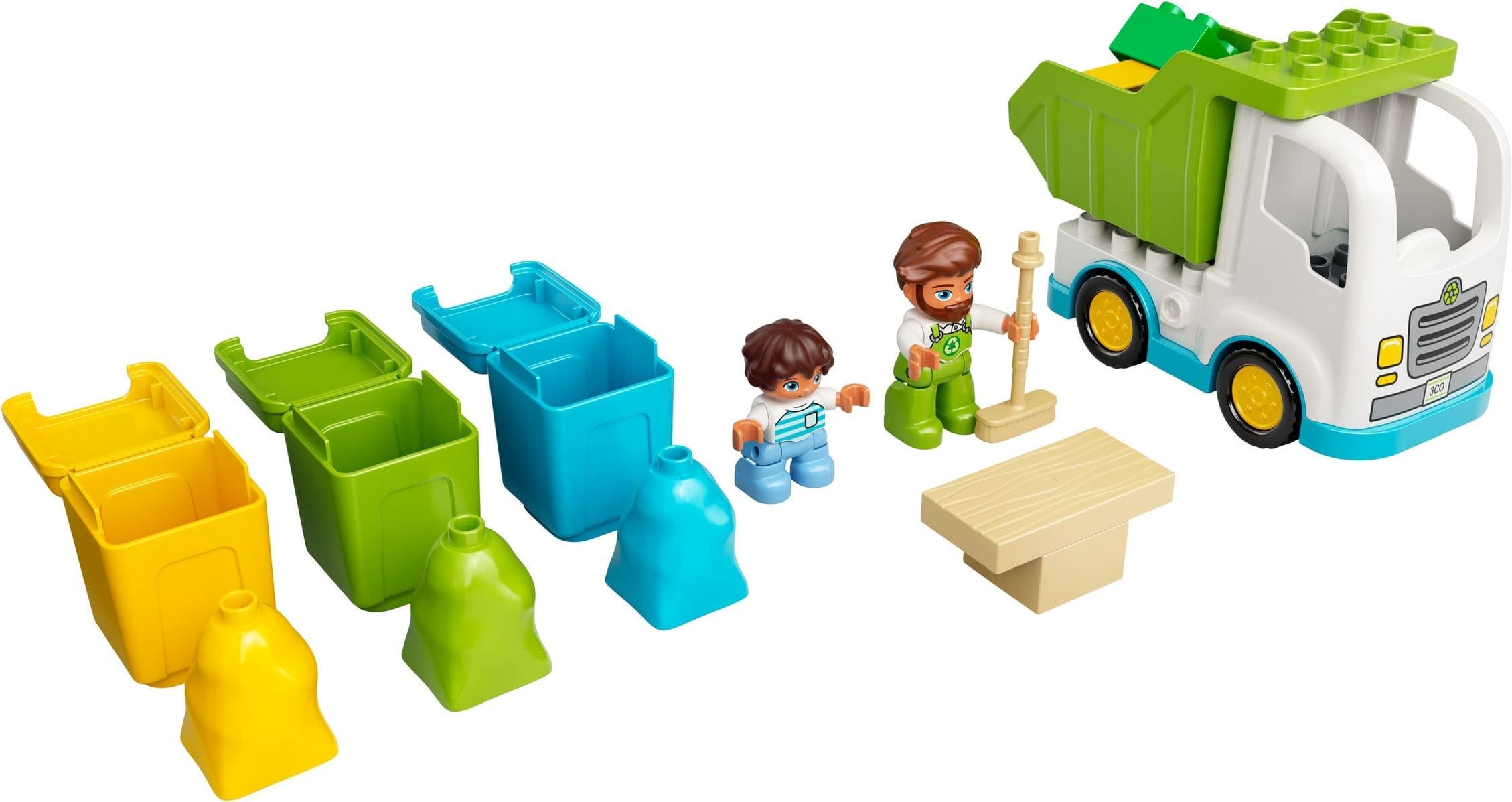 Garbage Truck and Recycling