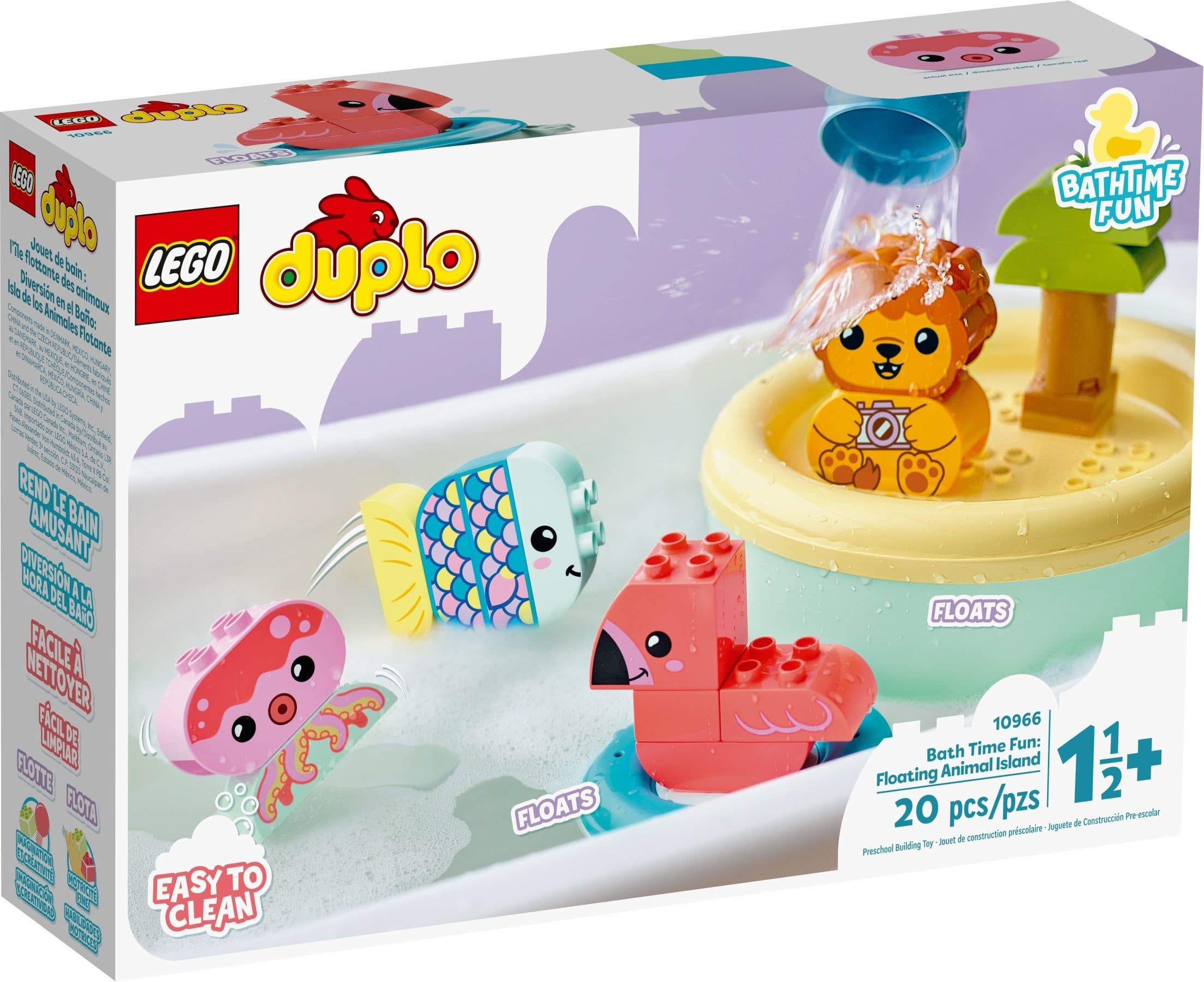 Bath Time Fun: Floating Animal Island
