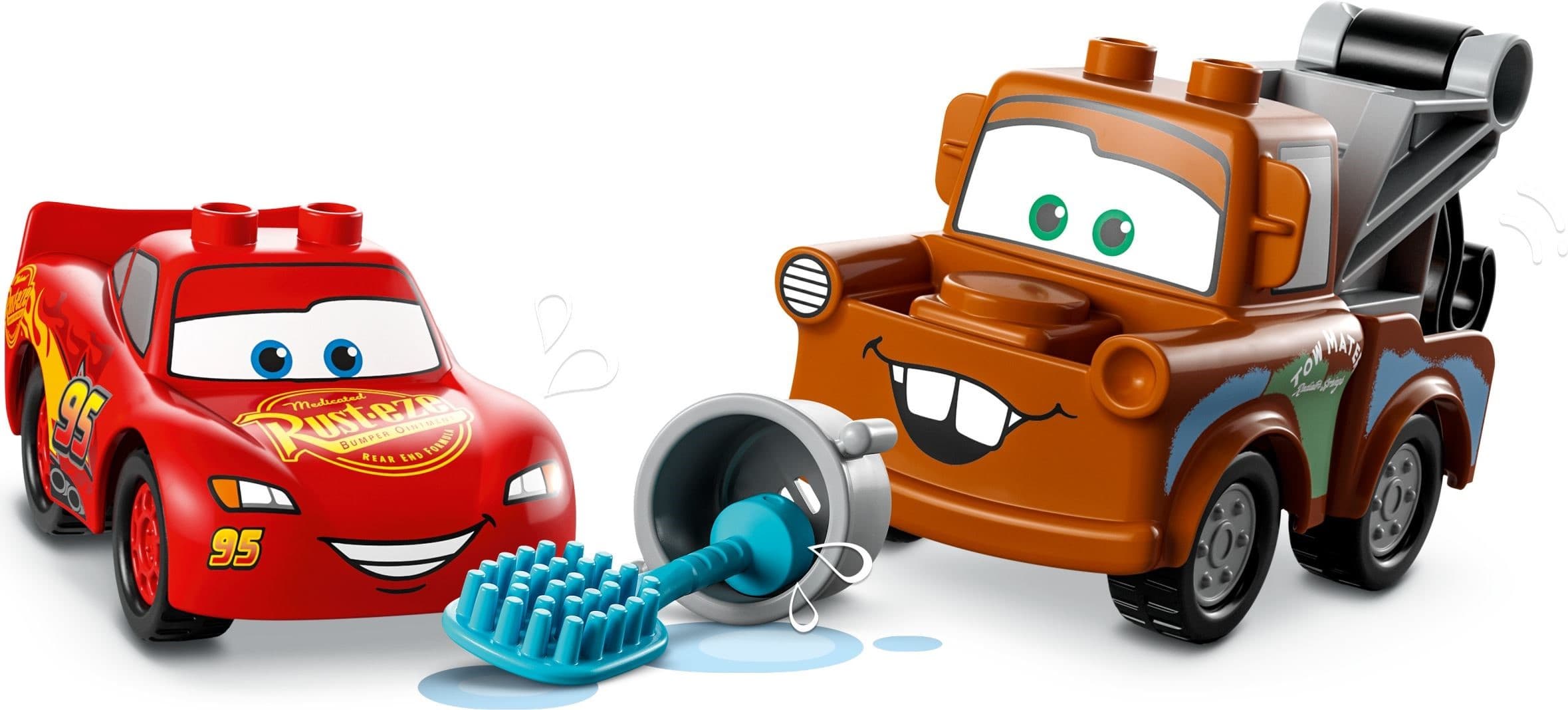 Lightning McQueen & Mater's Car Wash Fun