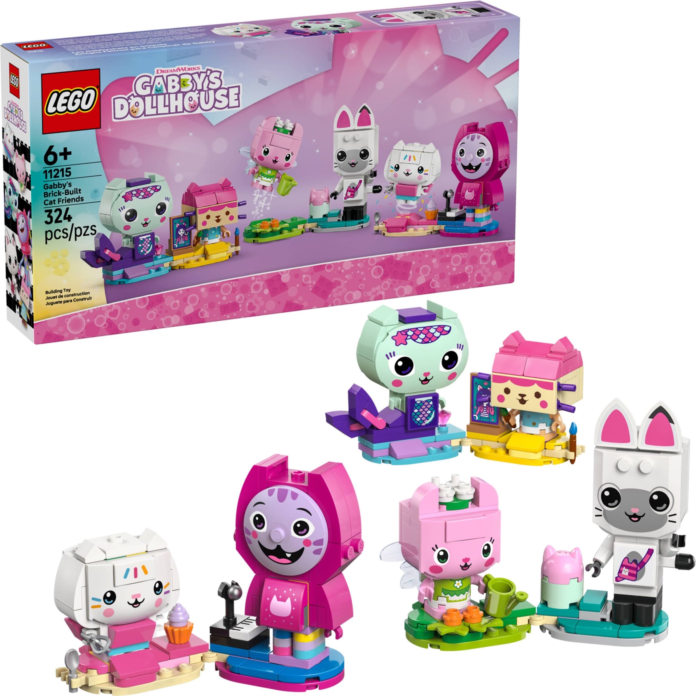 Gabby's Brick-Built Cat Friends