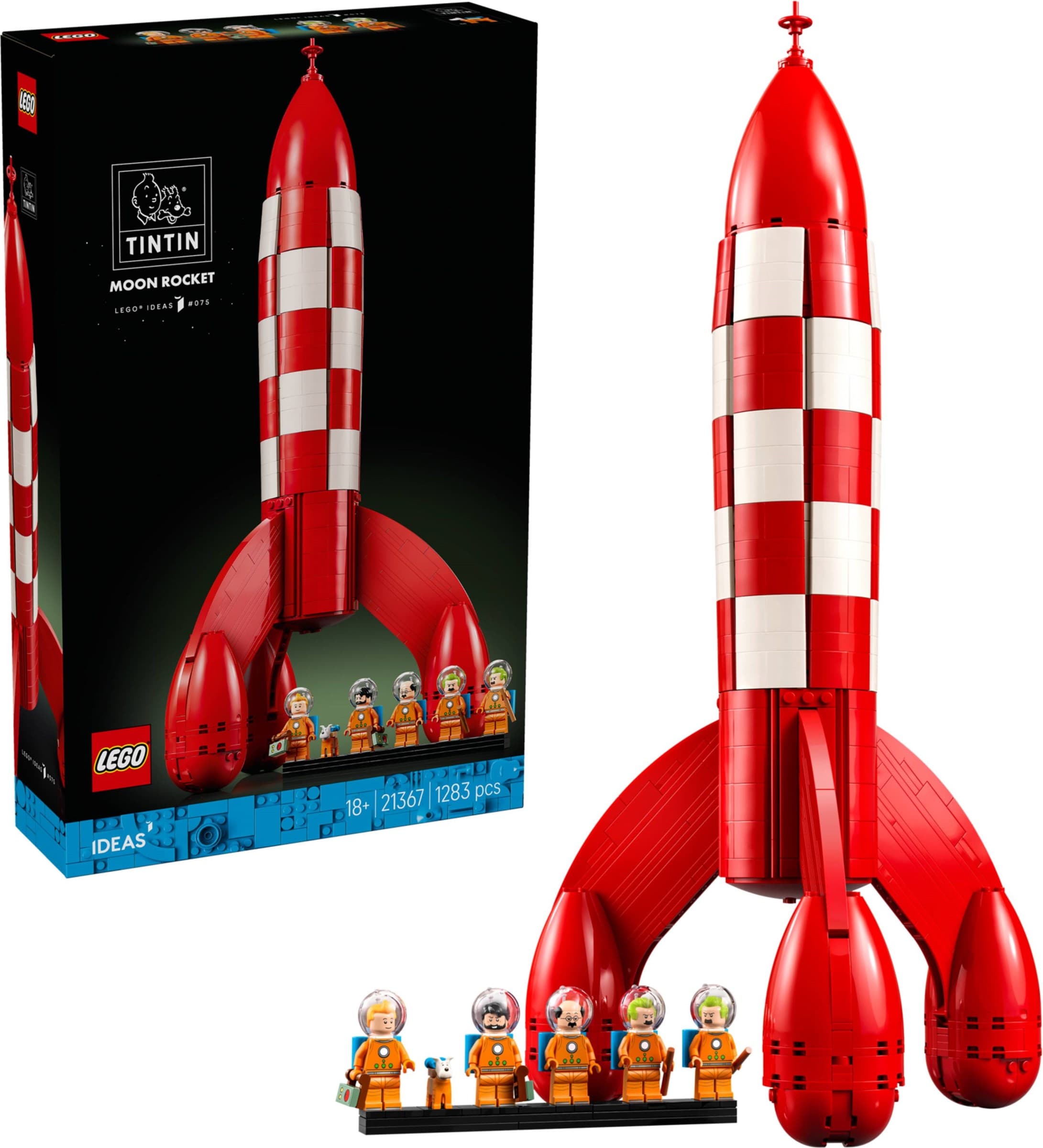 Tintin Moon Rocket