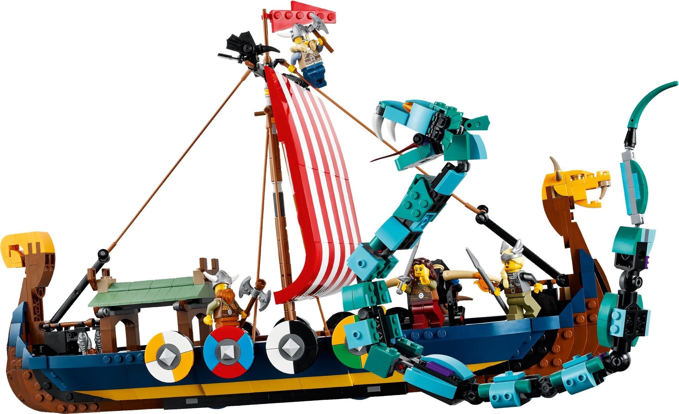 Viking Ship and the Midgard Serpent