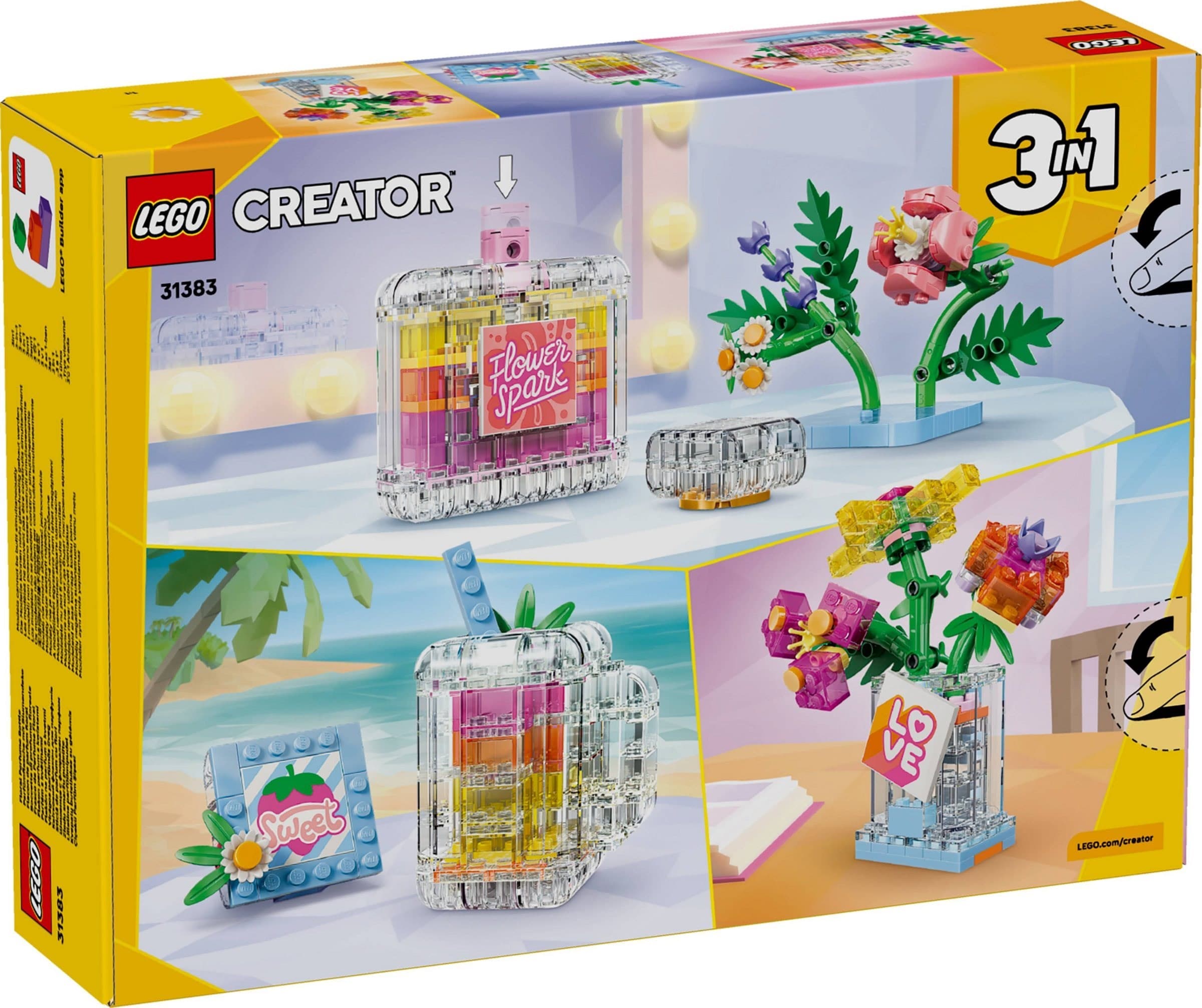 Floral Decor Perfume Bottle