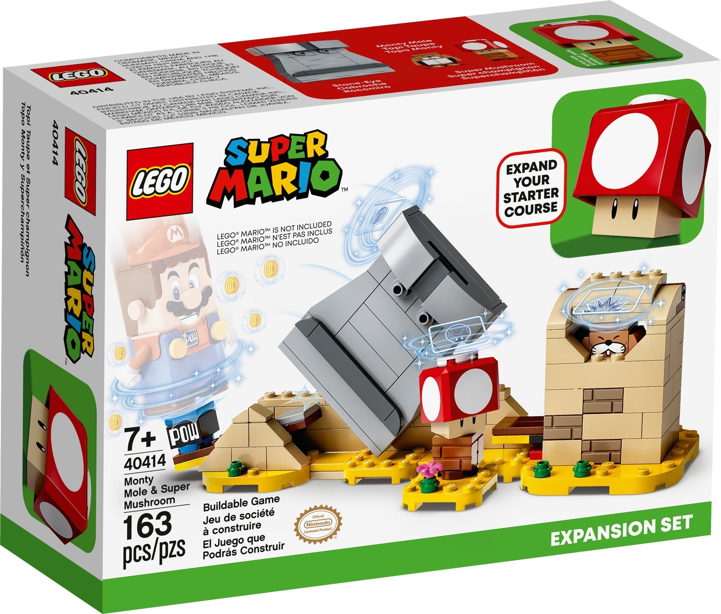 Monty Mole & Super Mushroom Expansion Set