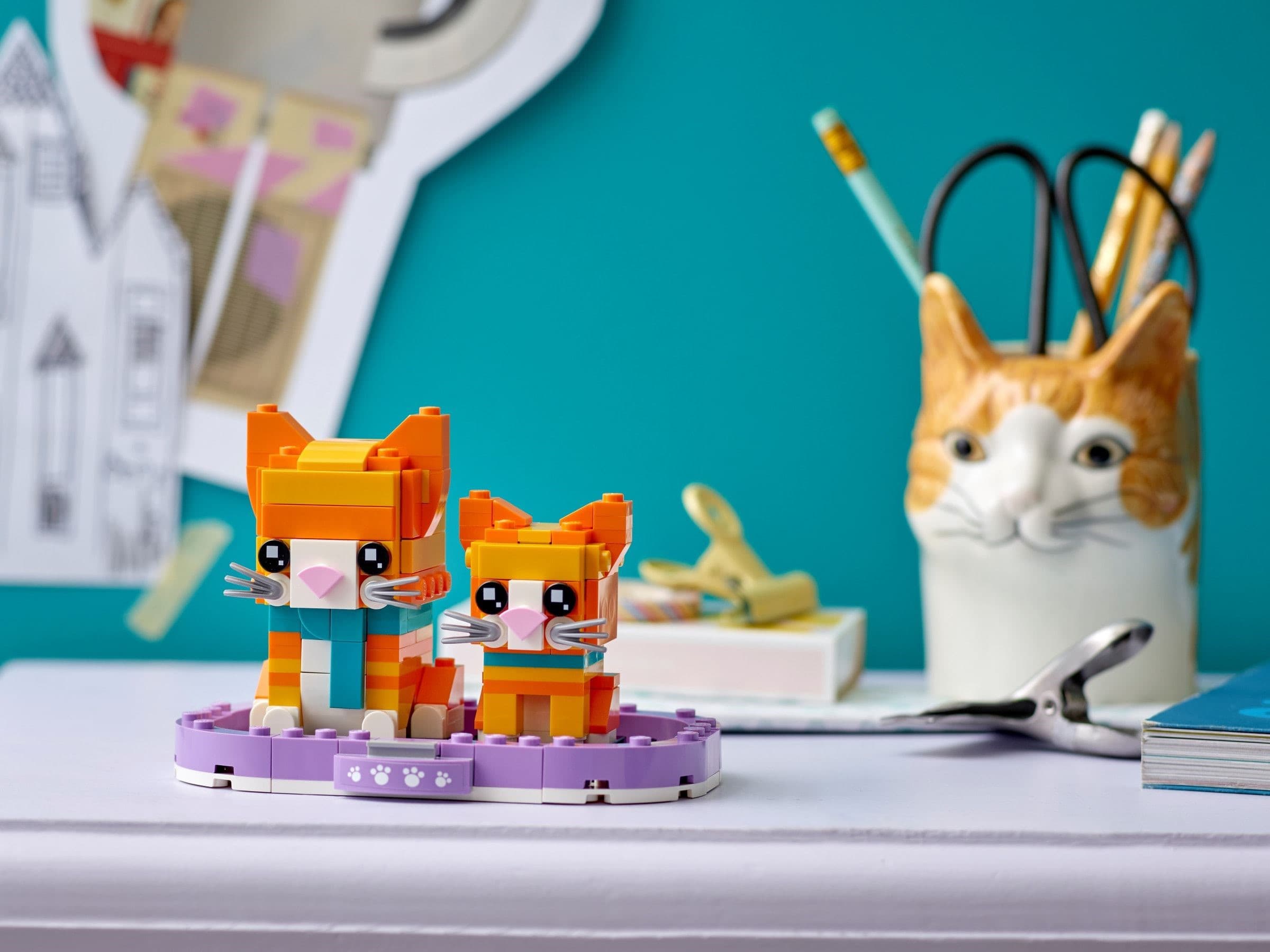 Ginger Tabby and Kitten