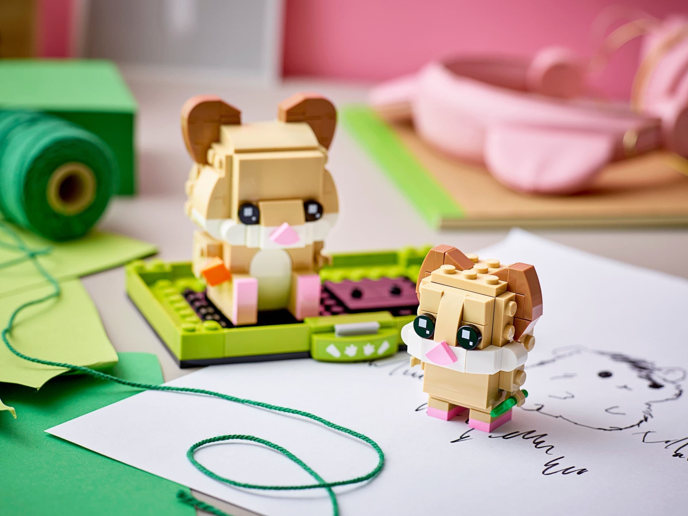 Hamster and Baby Hamster