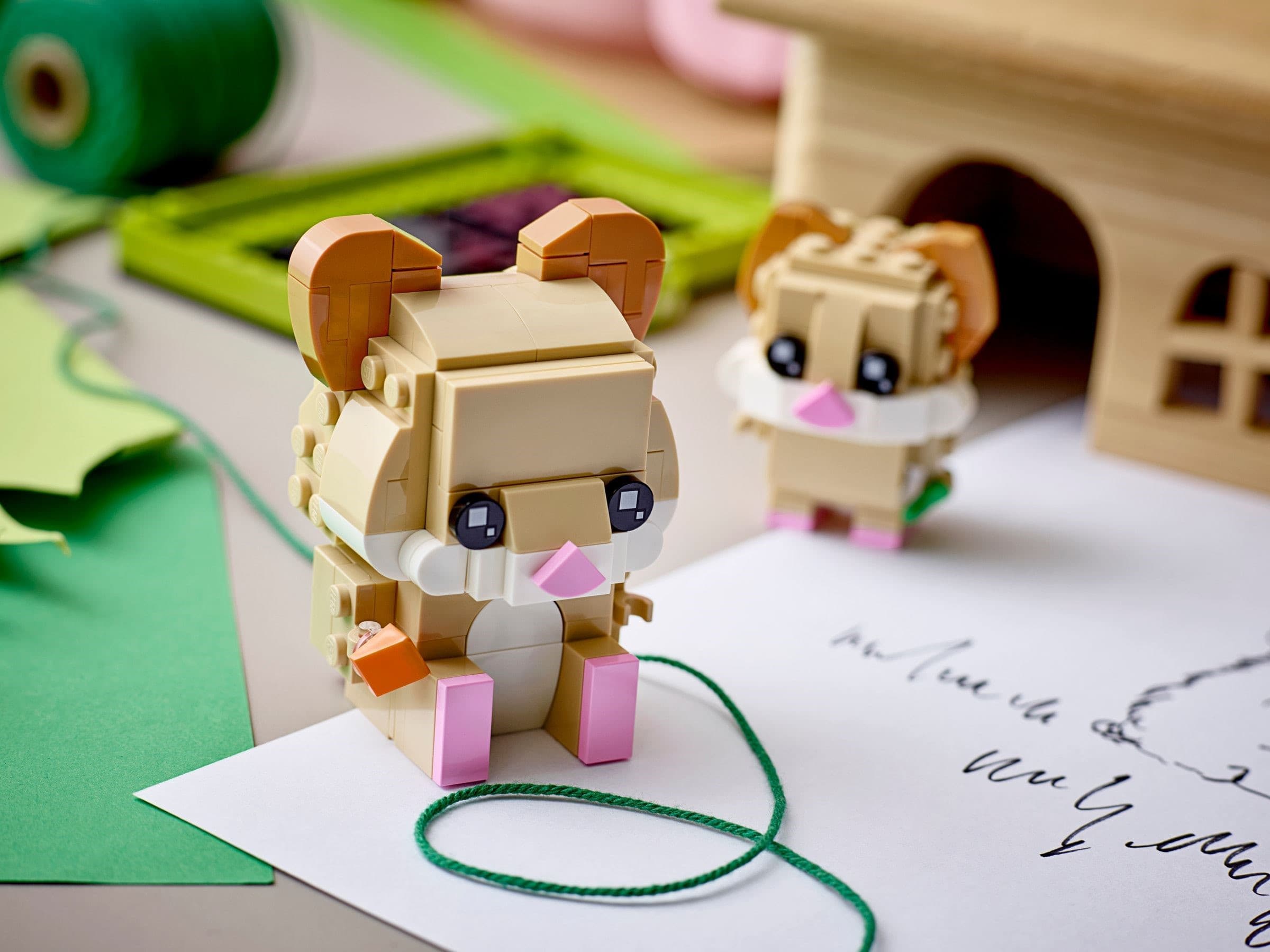 Hamster and Baby Hamster