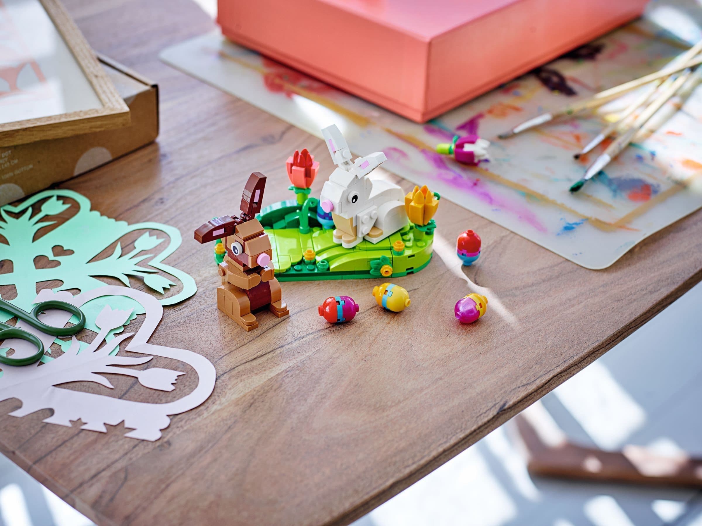 Easter Rabbits Display