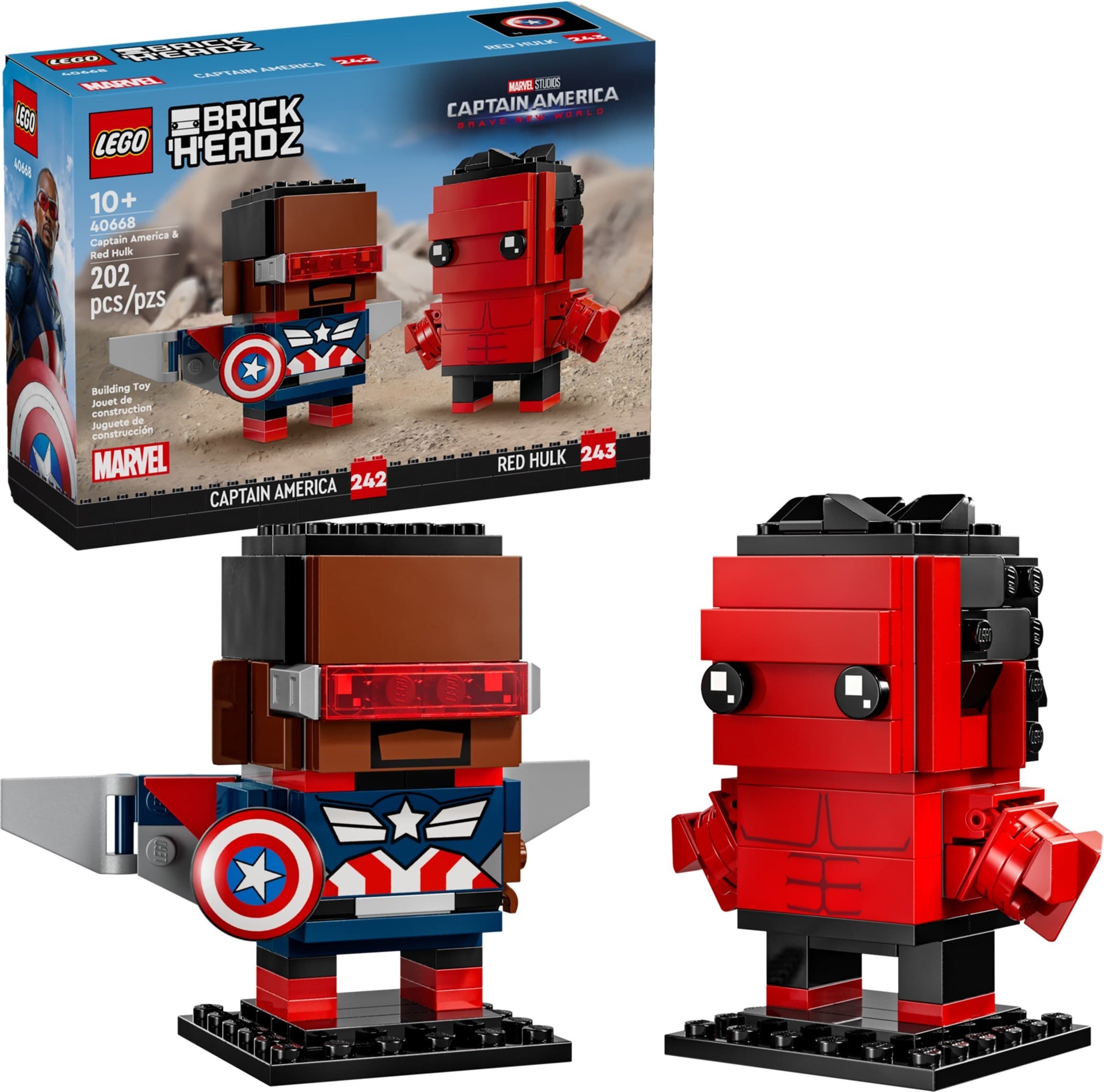 Captain America & Red Hulk Figures