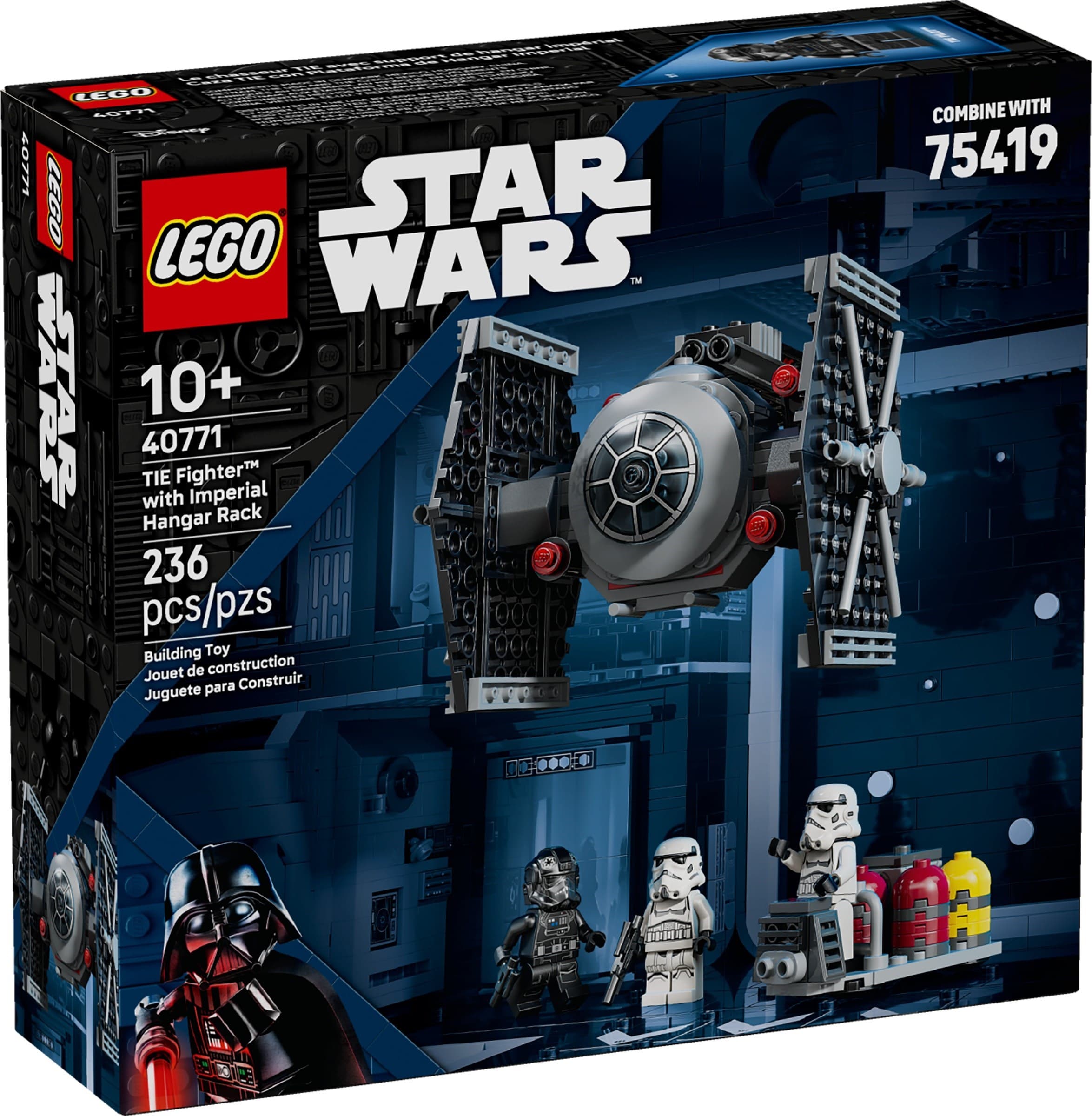 TIE Fighter with Imperial Hangar Rack