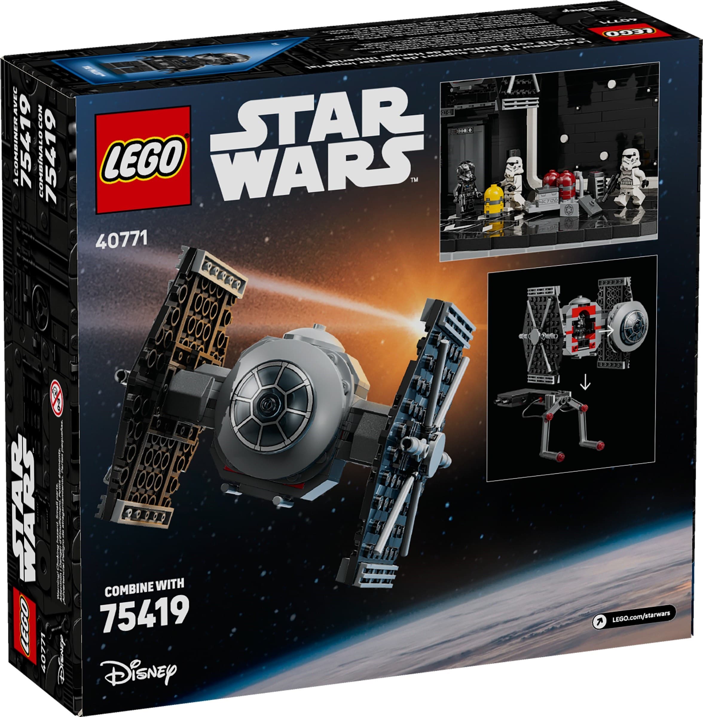 TIE Fighter with Imperial Hangar Rack