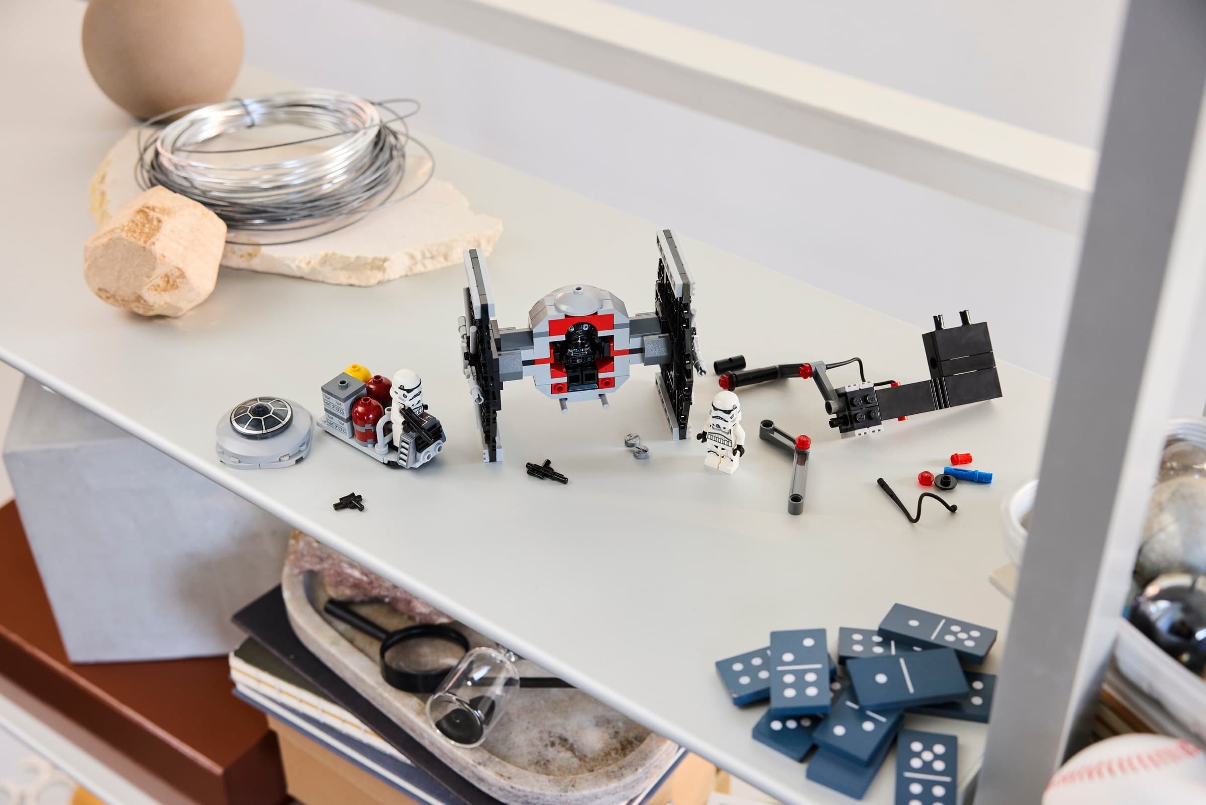 TIE Fighter with Imperial Hangar Rack