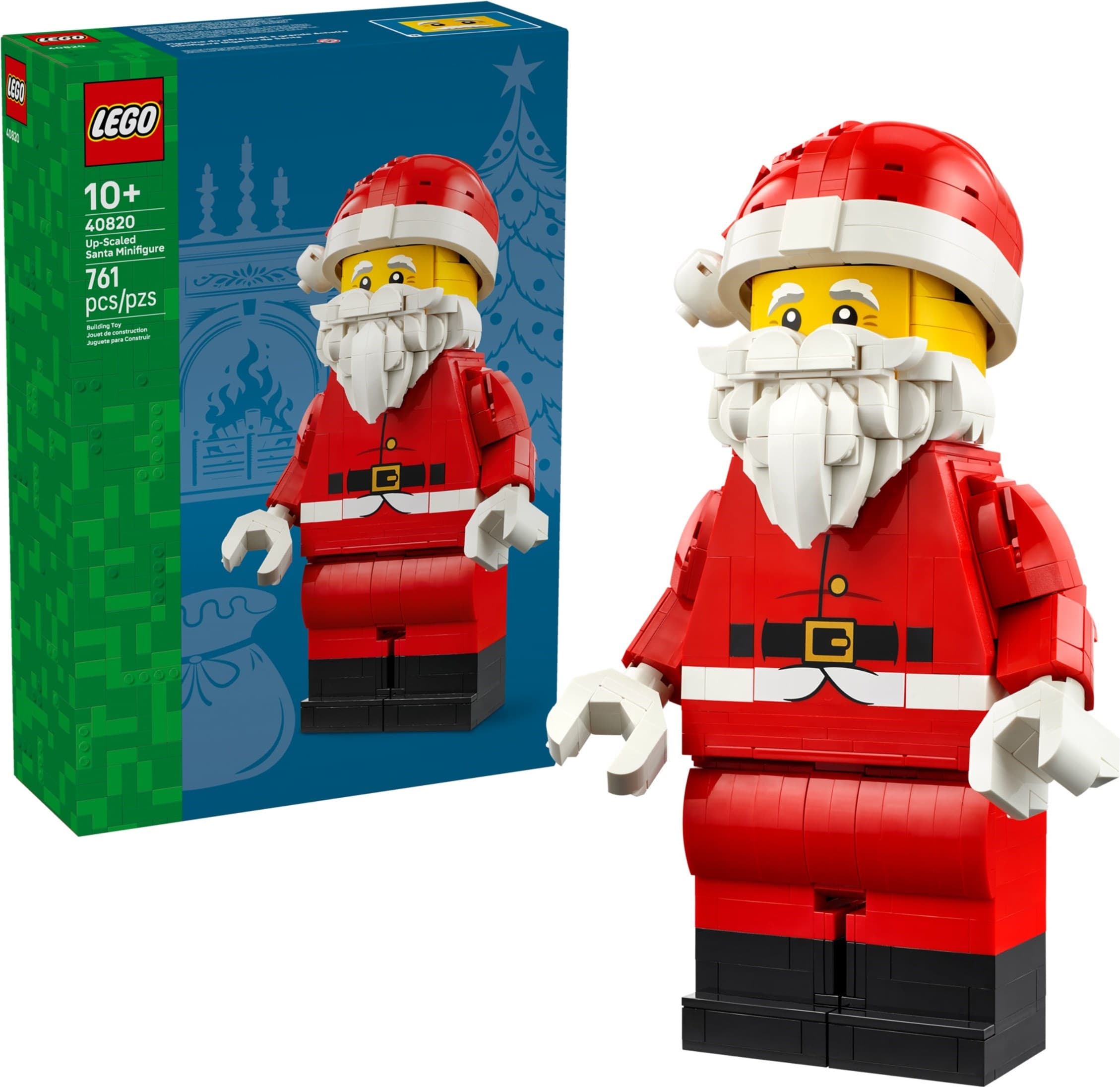 Up-Scaled Santa Minifigure