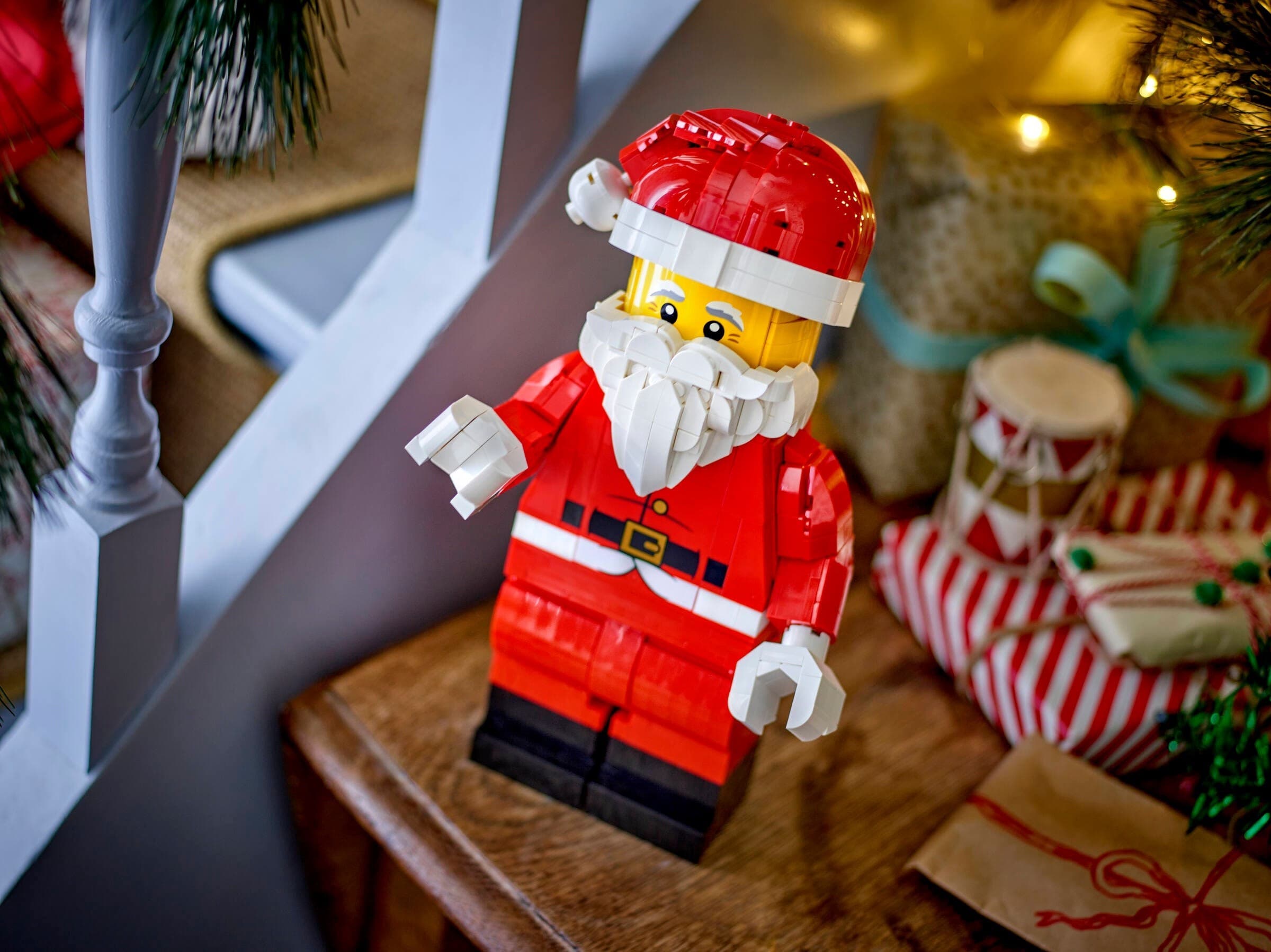 Up-Scaled Santa Minifigure