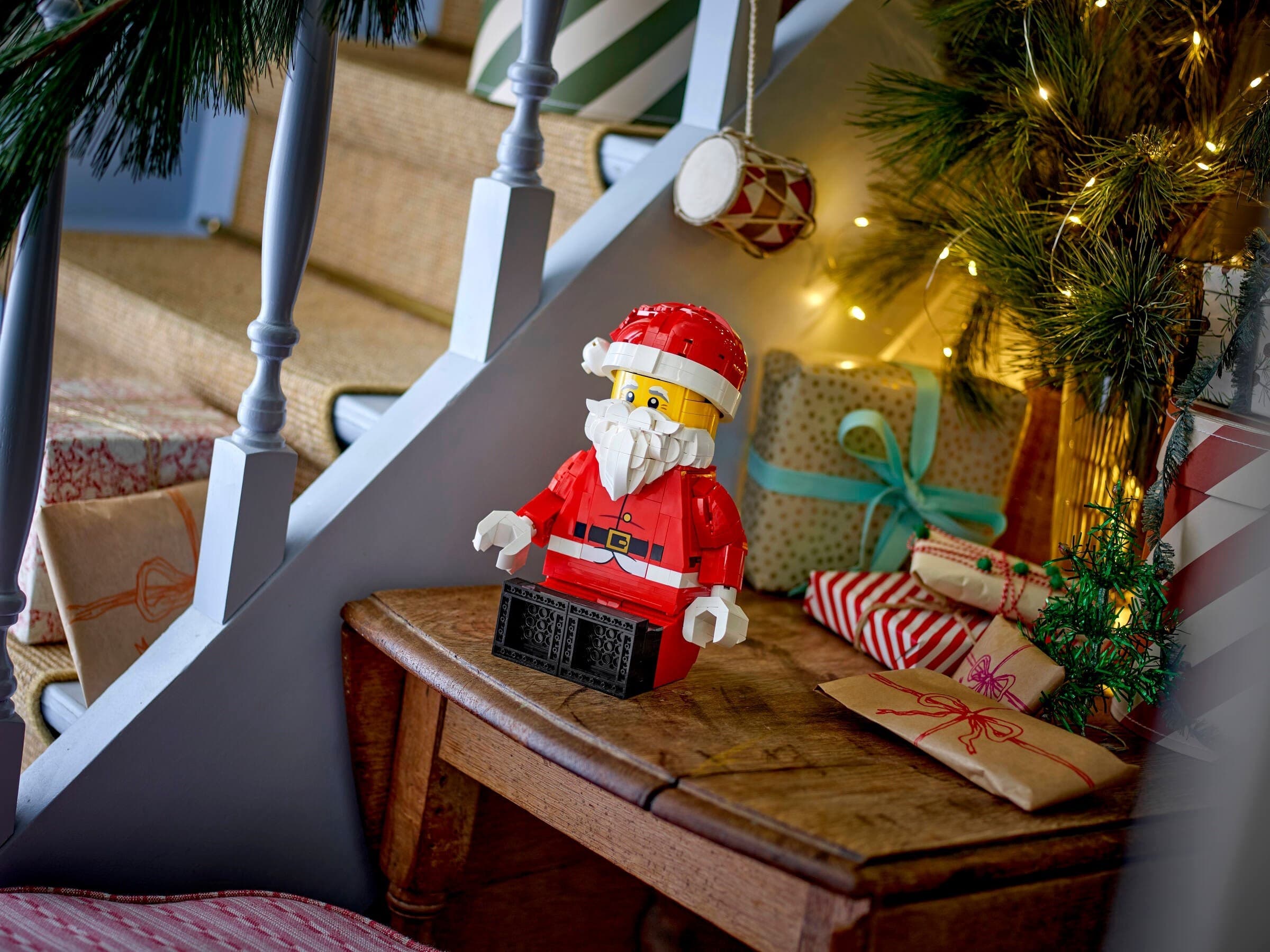 Up-Scaled Santa Minifigure