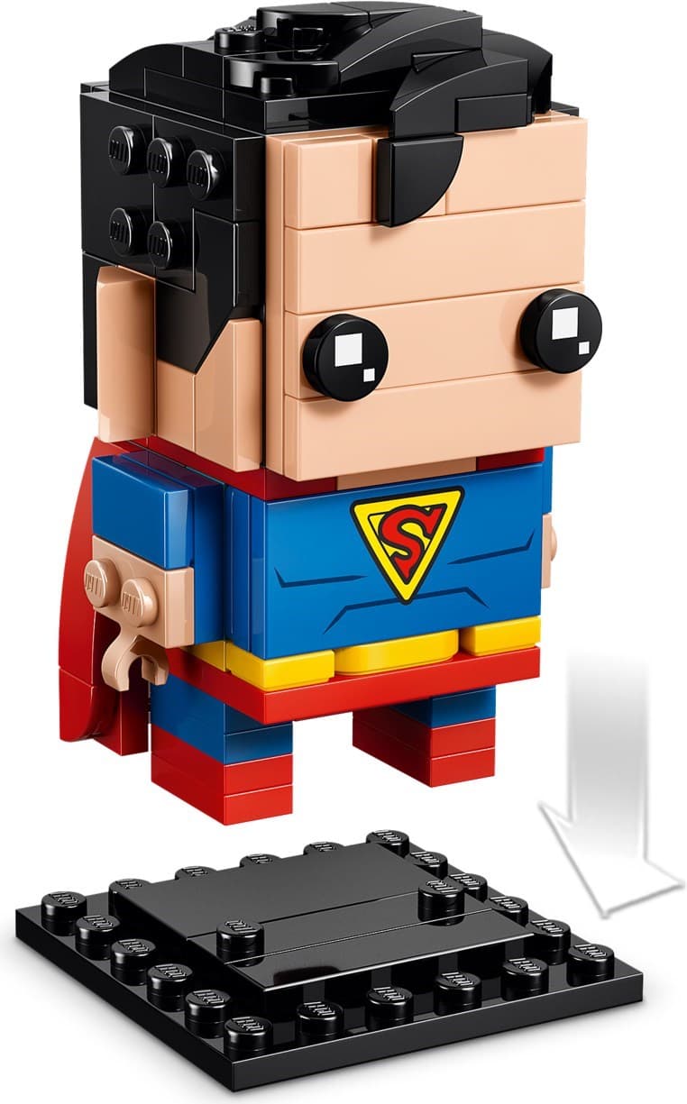 Golden Age Superman and Batman Figures