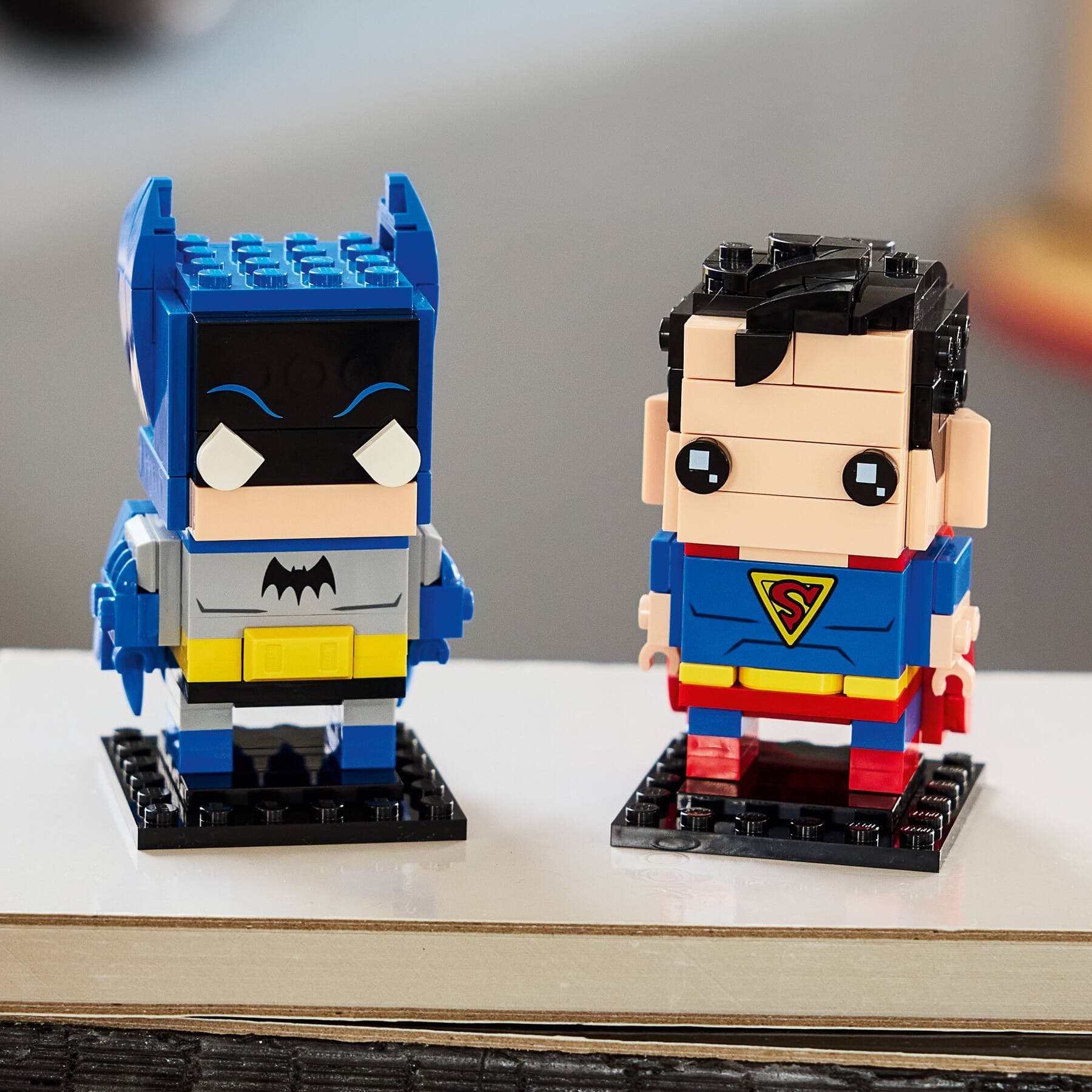 Golden Age Superman and Batman Figures