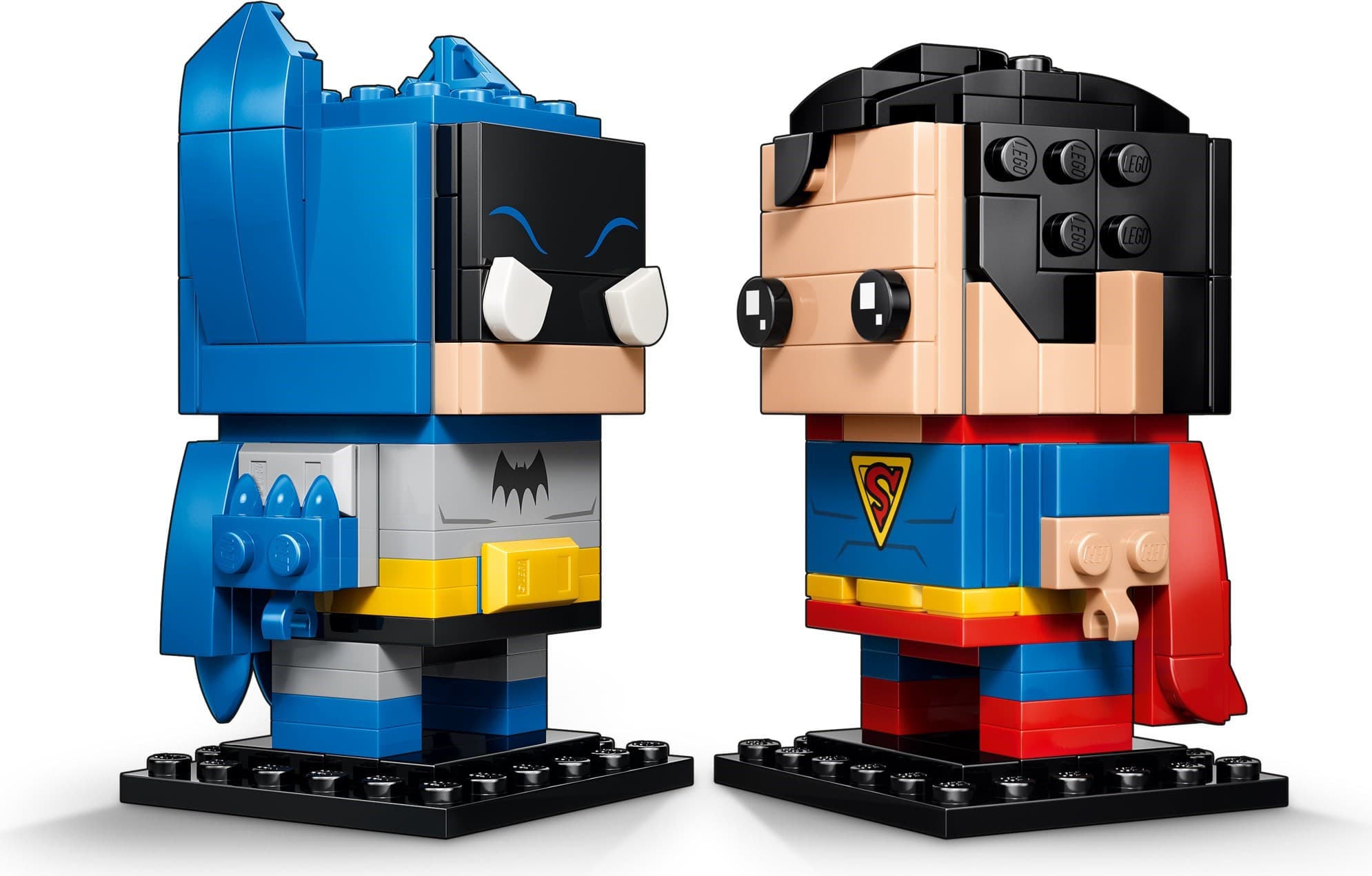 Golden Age Superman and Batman Figures