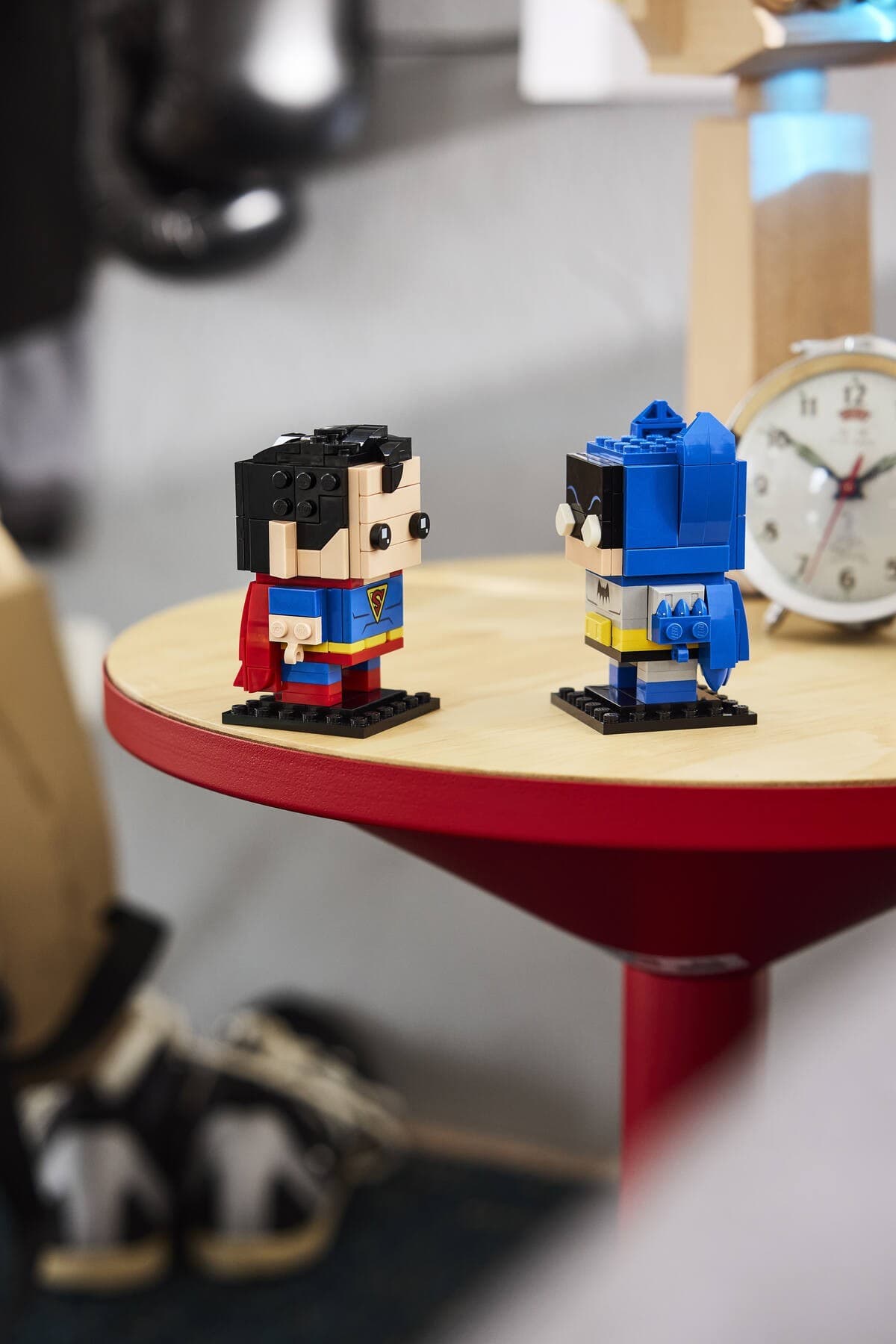 Golden Age Superman and Batman Figures