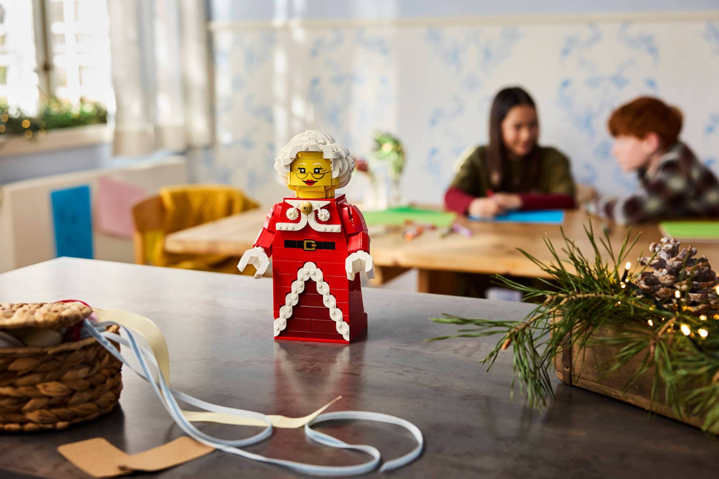 Up-Scaled Mrs. Claus Minifigure