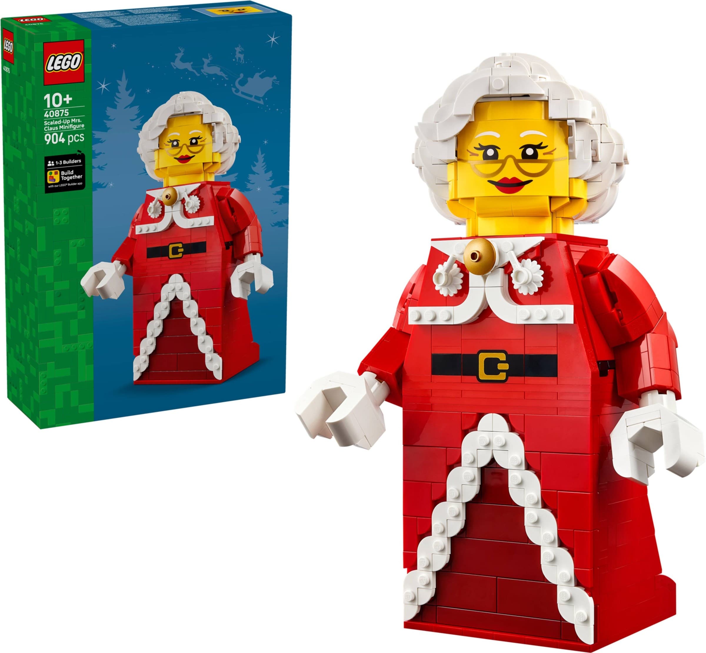 Up-Scaled Mrs. Claus Minifigure