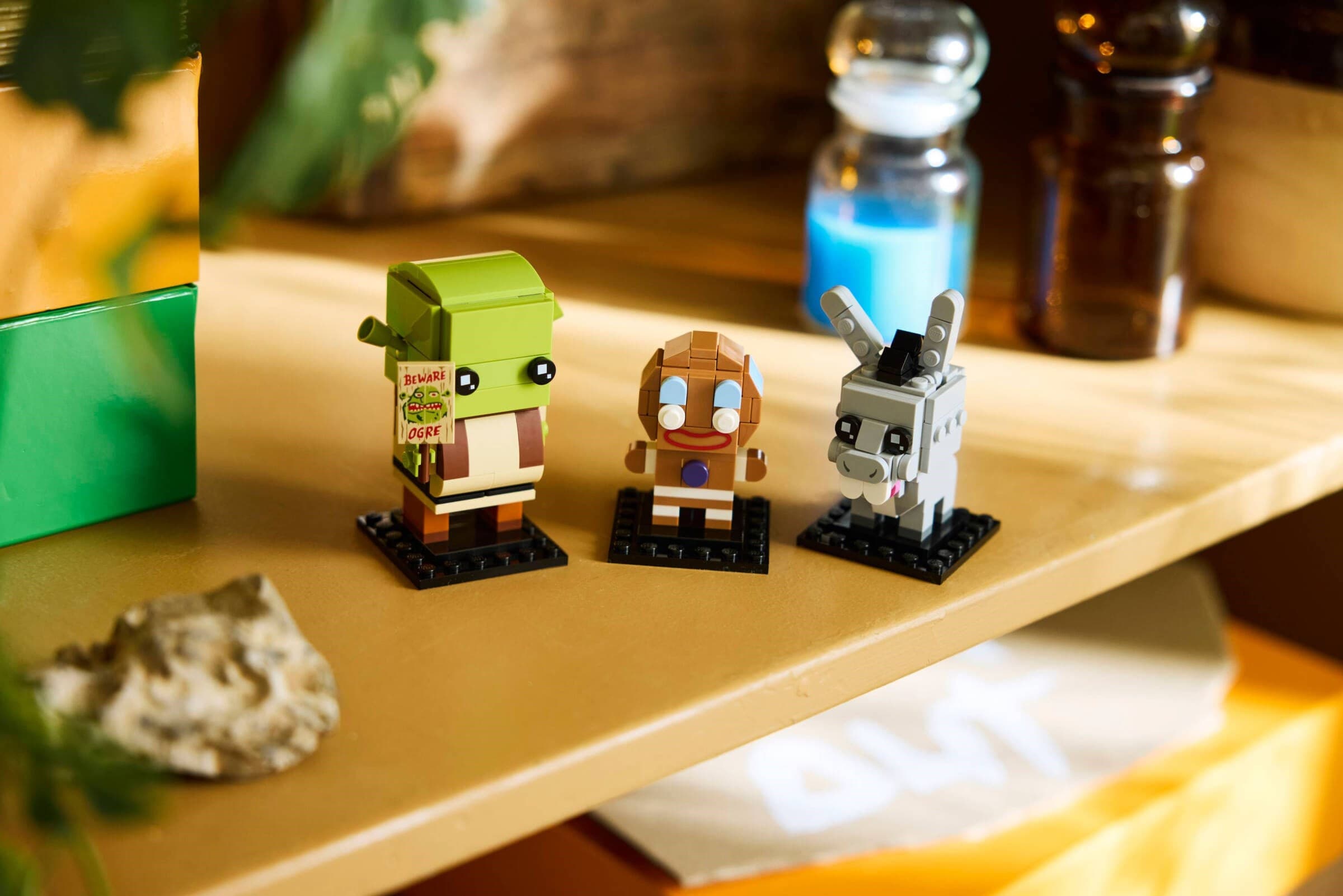 Shrek, Donkey & Gingy Figures