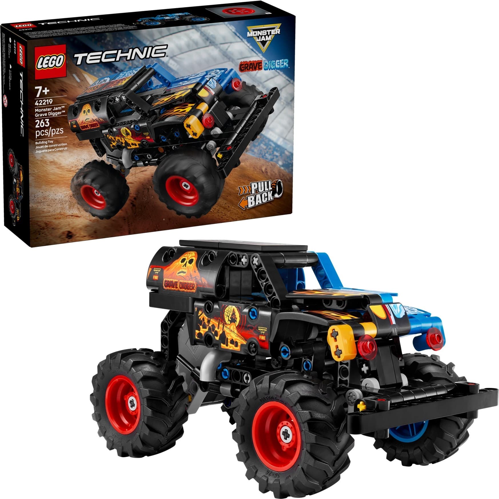 Monster Jam Grave Digger Fire and Ice