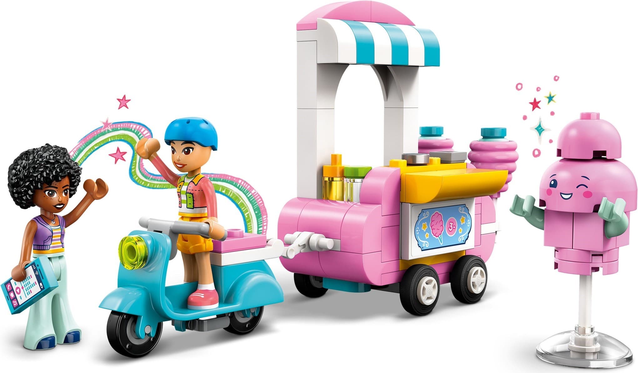Cotton Candy Stand and Scooter