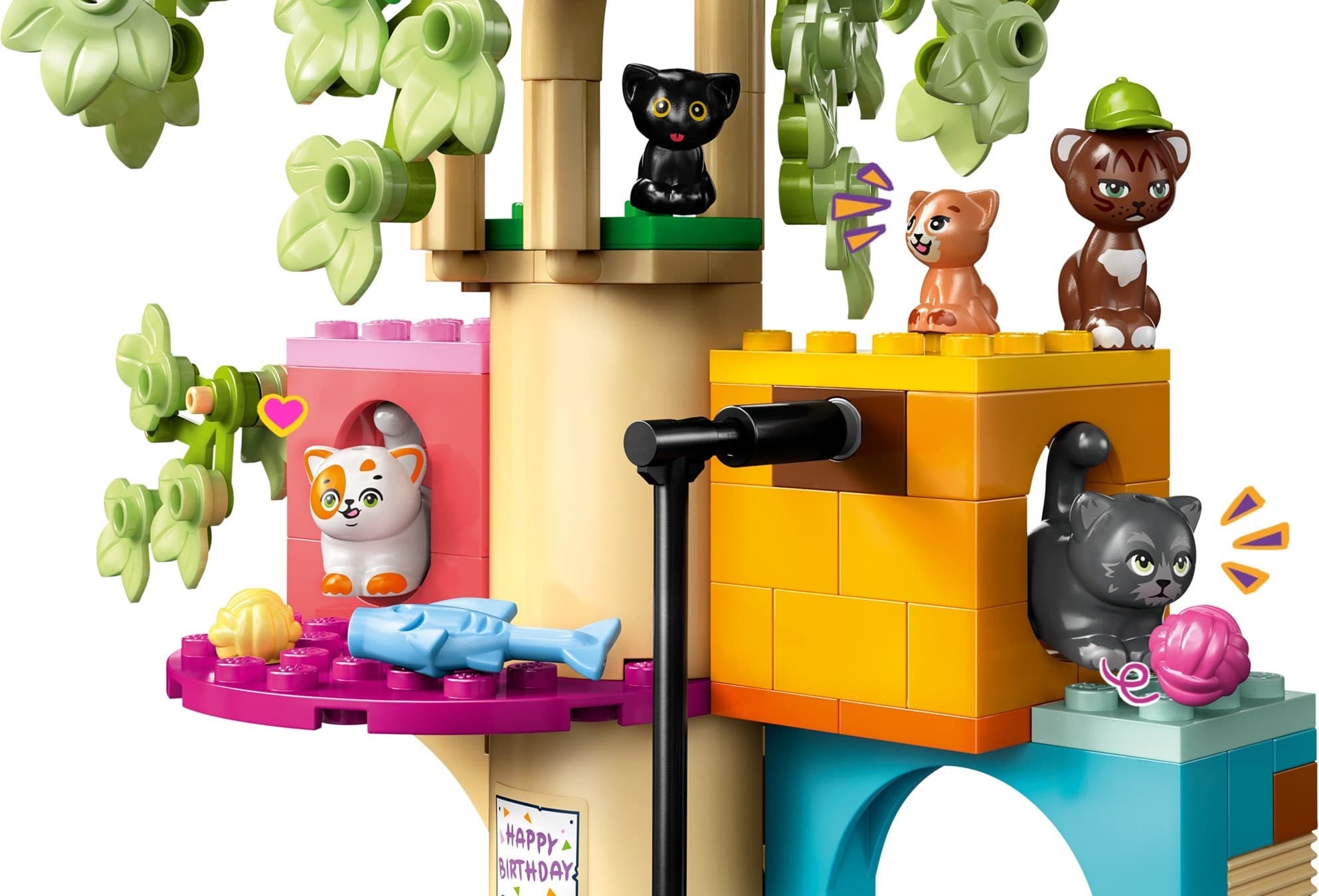 Cat Birthday Party & Tree House