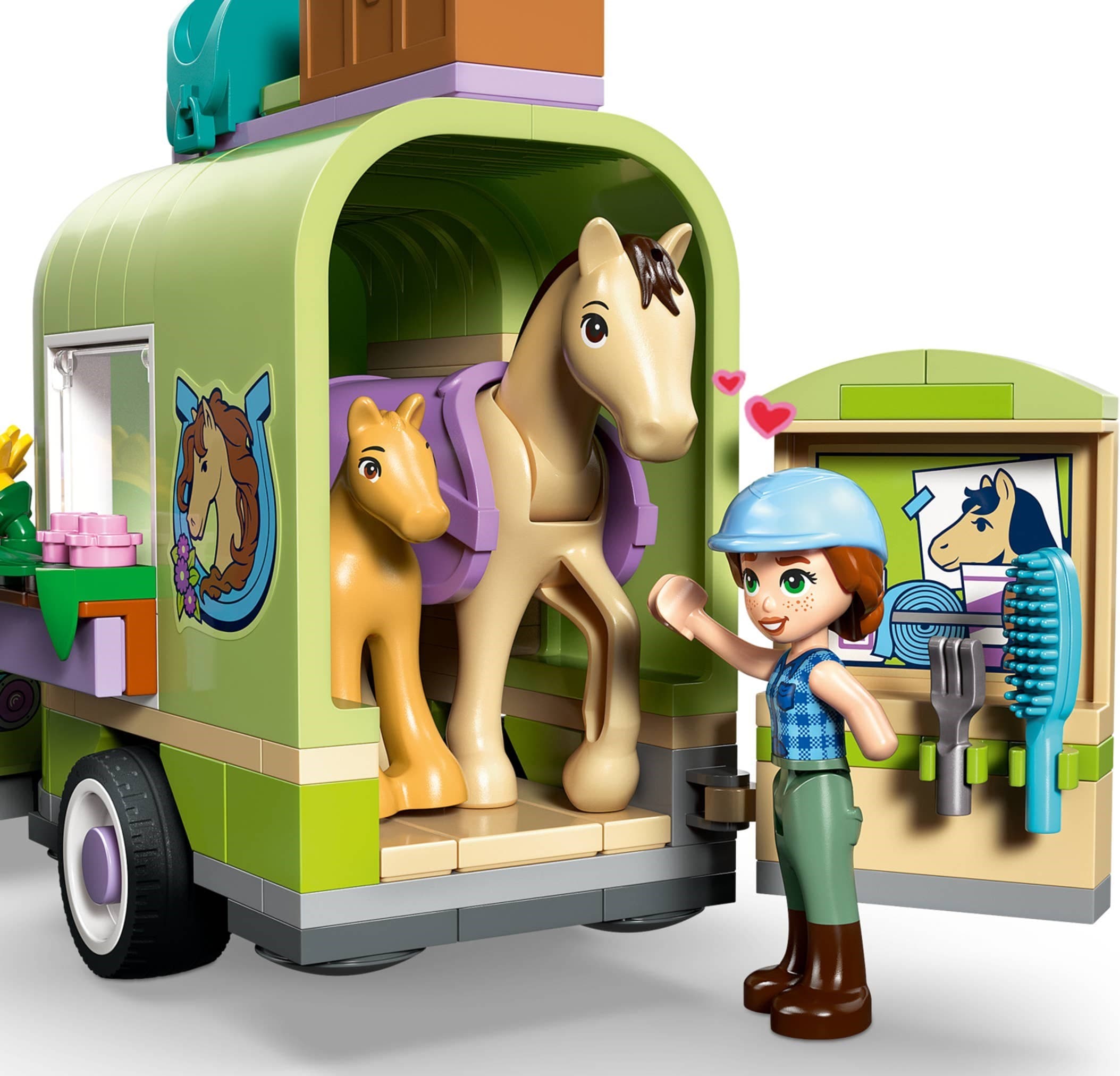 Horse & Baby Foal Trailer