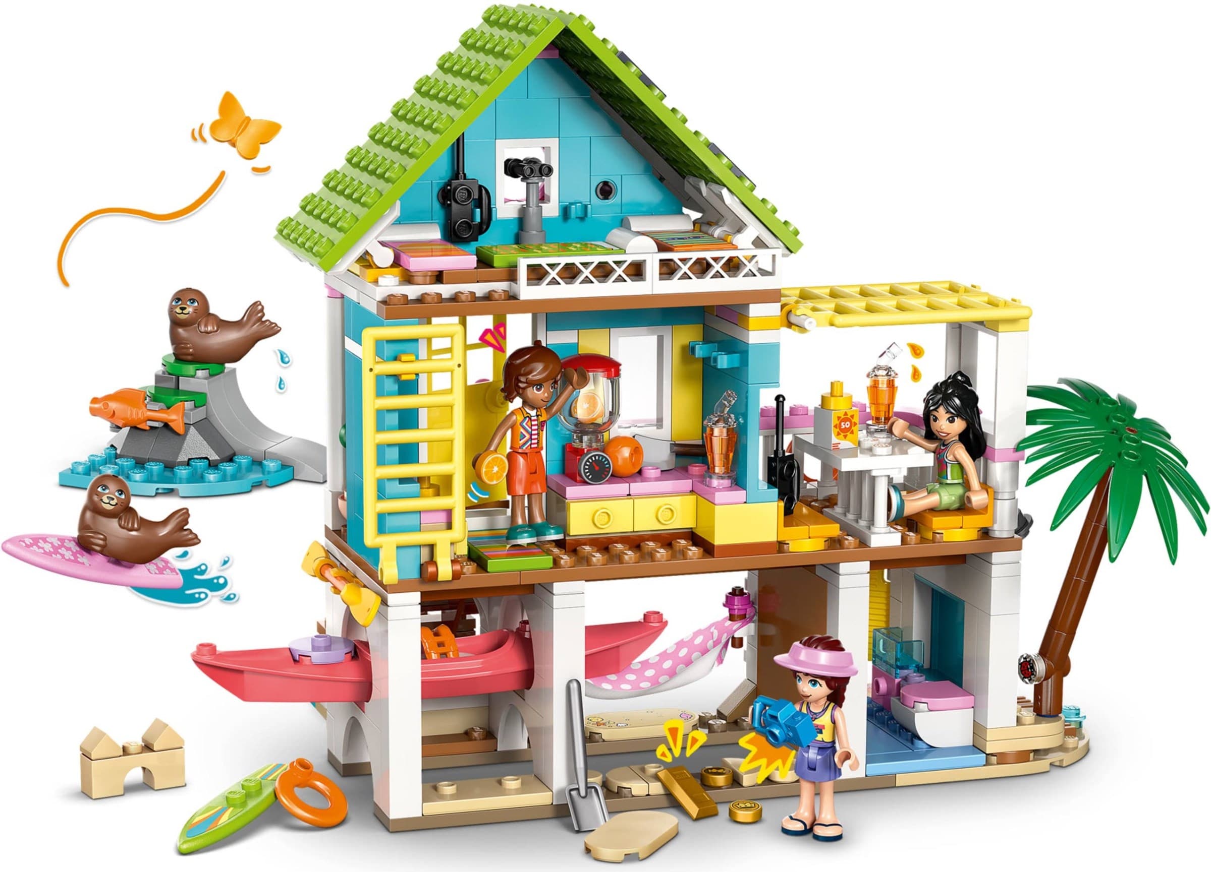 Beach House with Seals