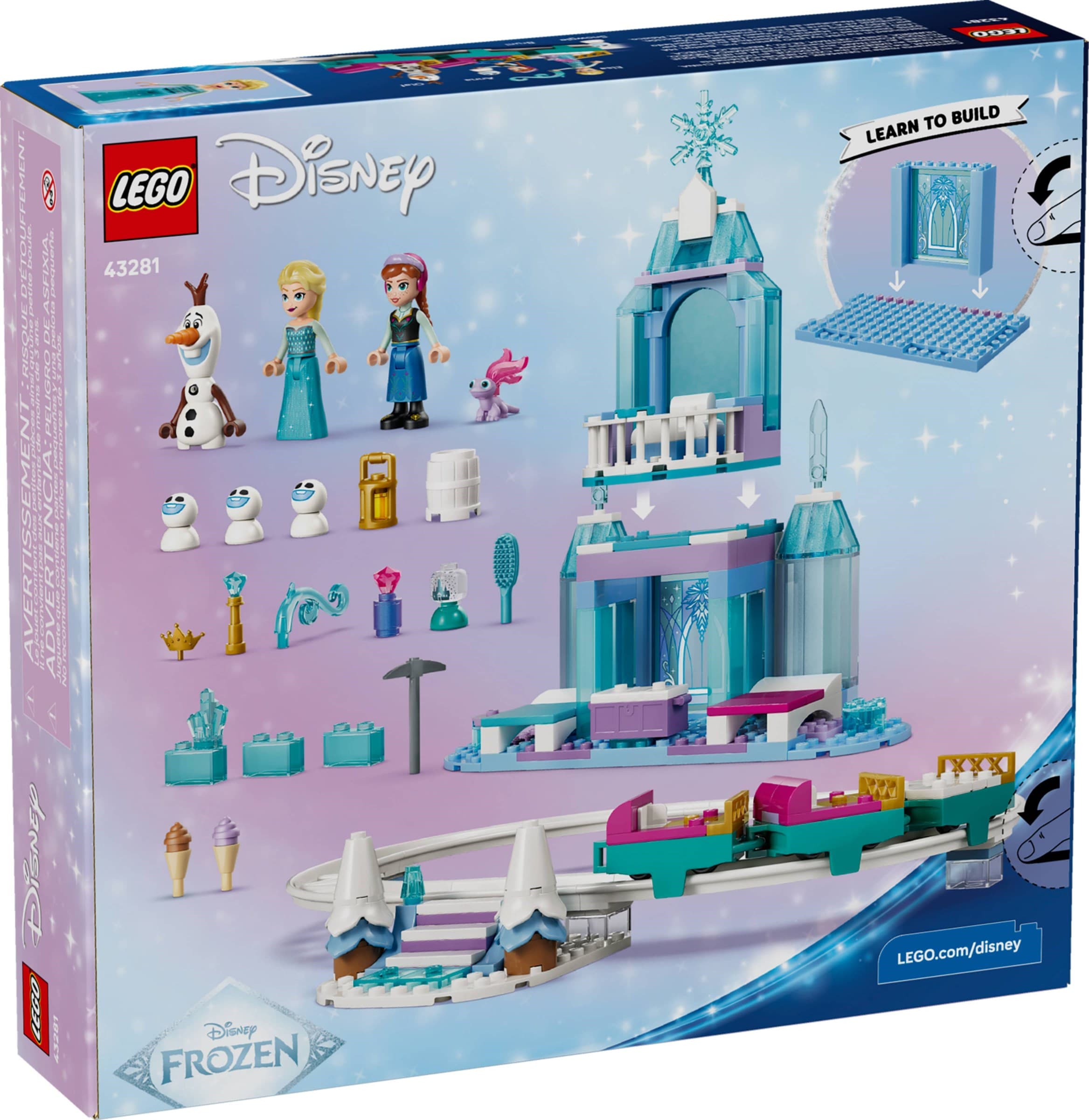 Elsa's Ice Castle & Snow Ride Adventure