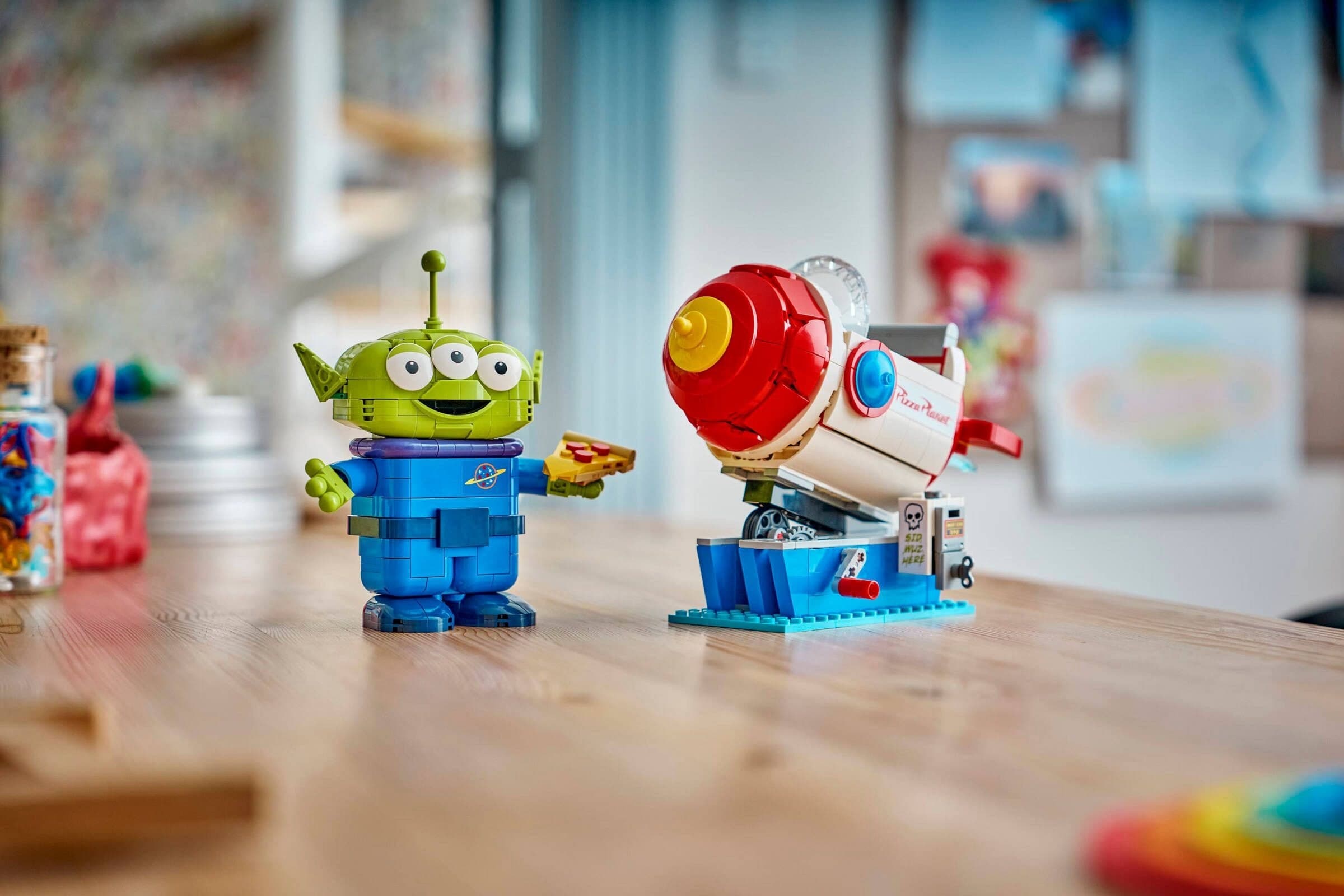 Alien with Pizza Planet Rocket Ride