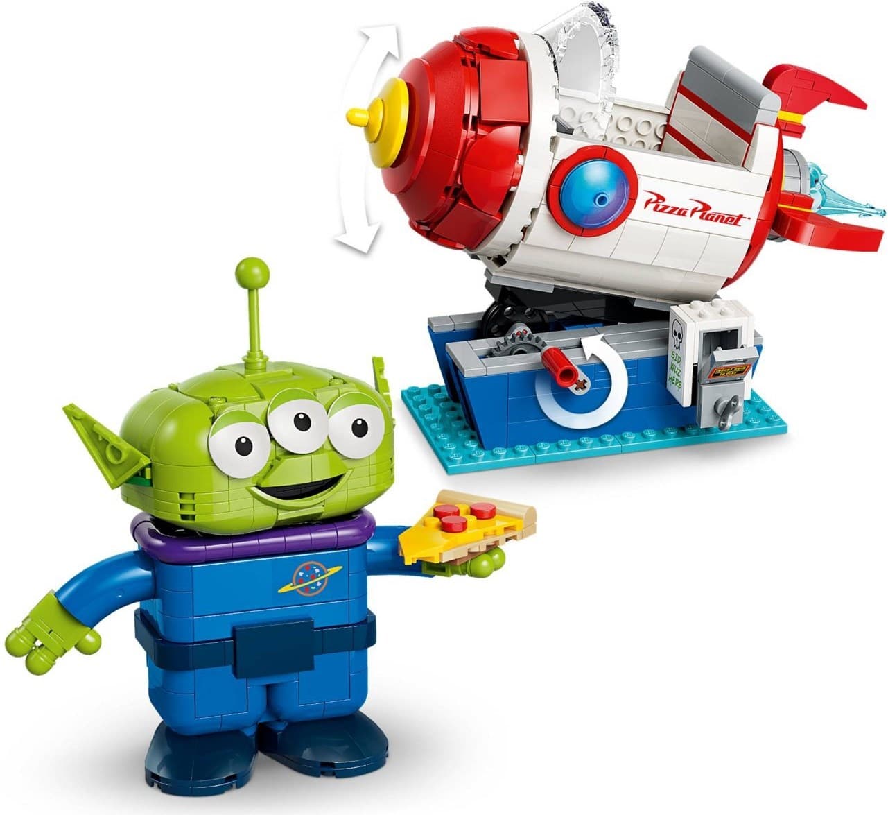 Alien with Pizza Planet Rocket Ride