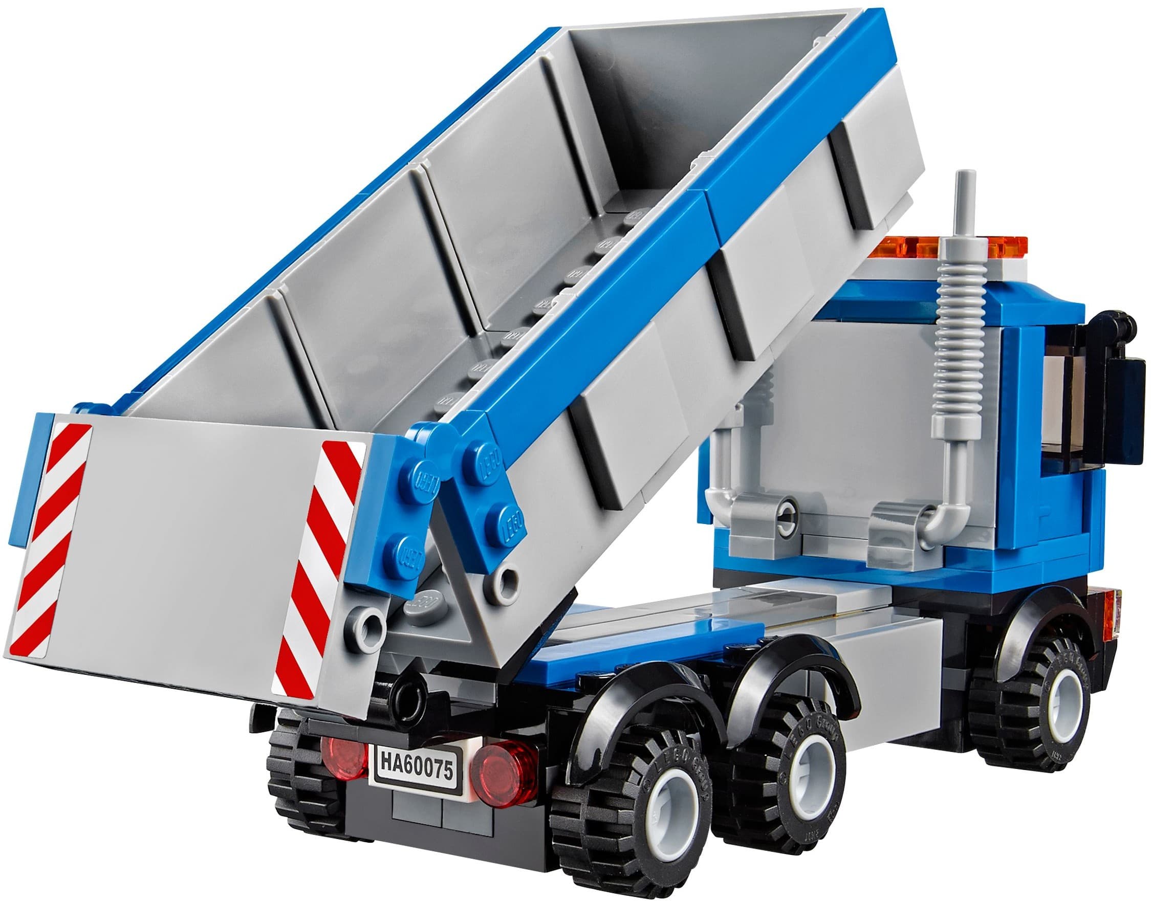 Excavator and Truck