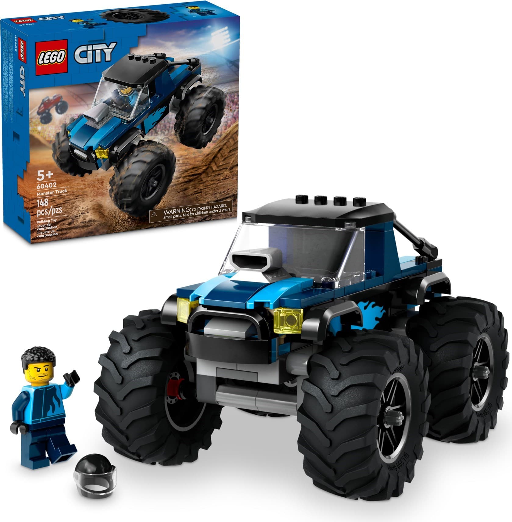 Blue Monster Truck