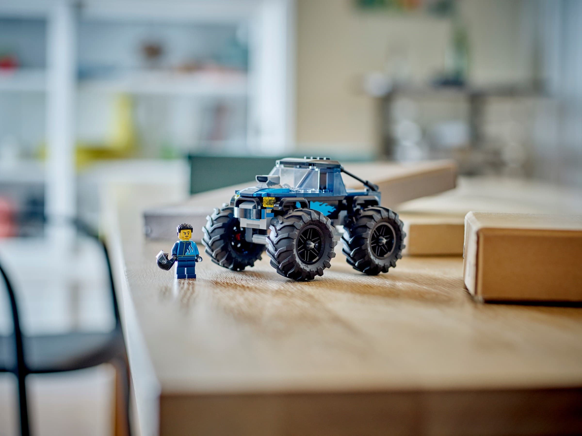 Blue Monster Truck