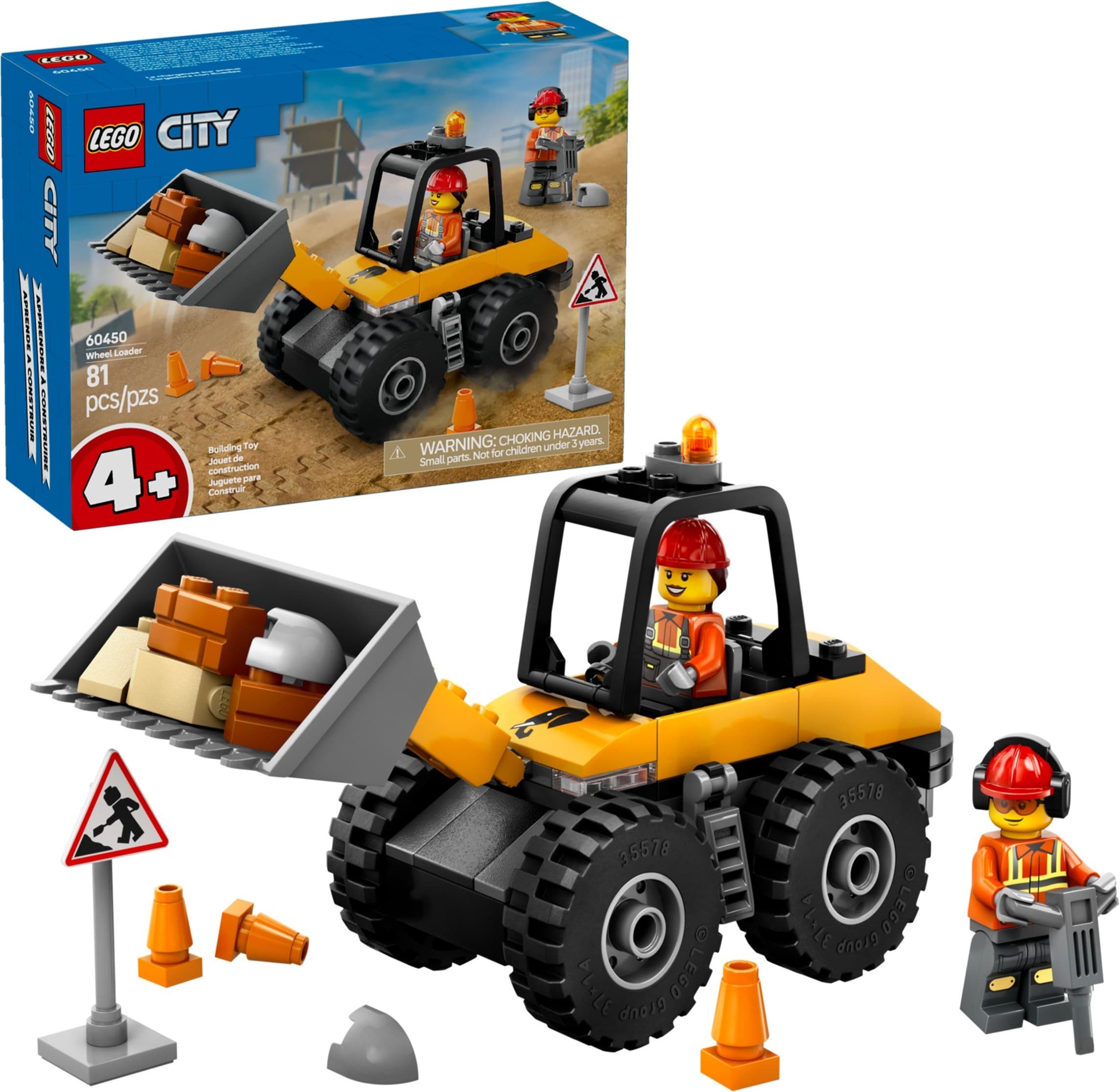 Yellow Construction Wheel Loader