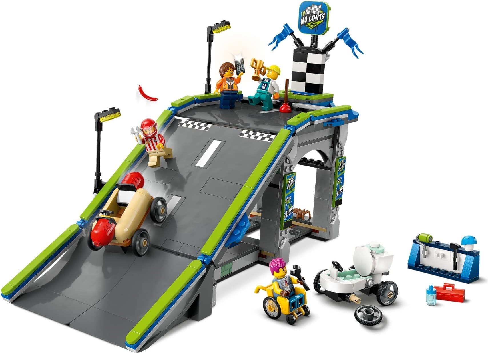 No Limits: Race Car Ramp Track