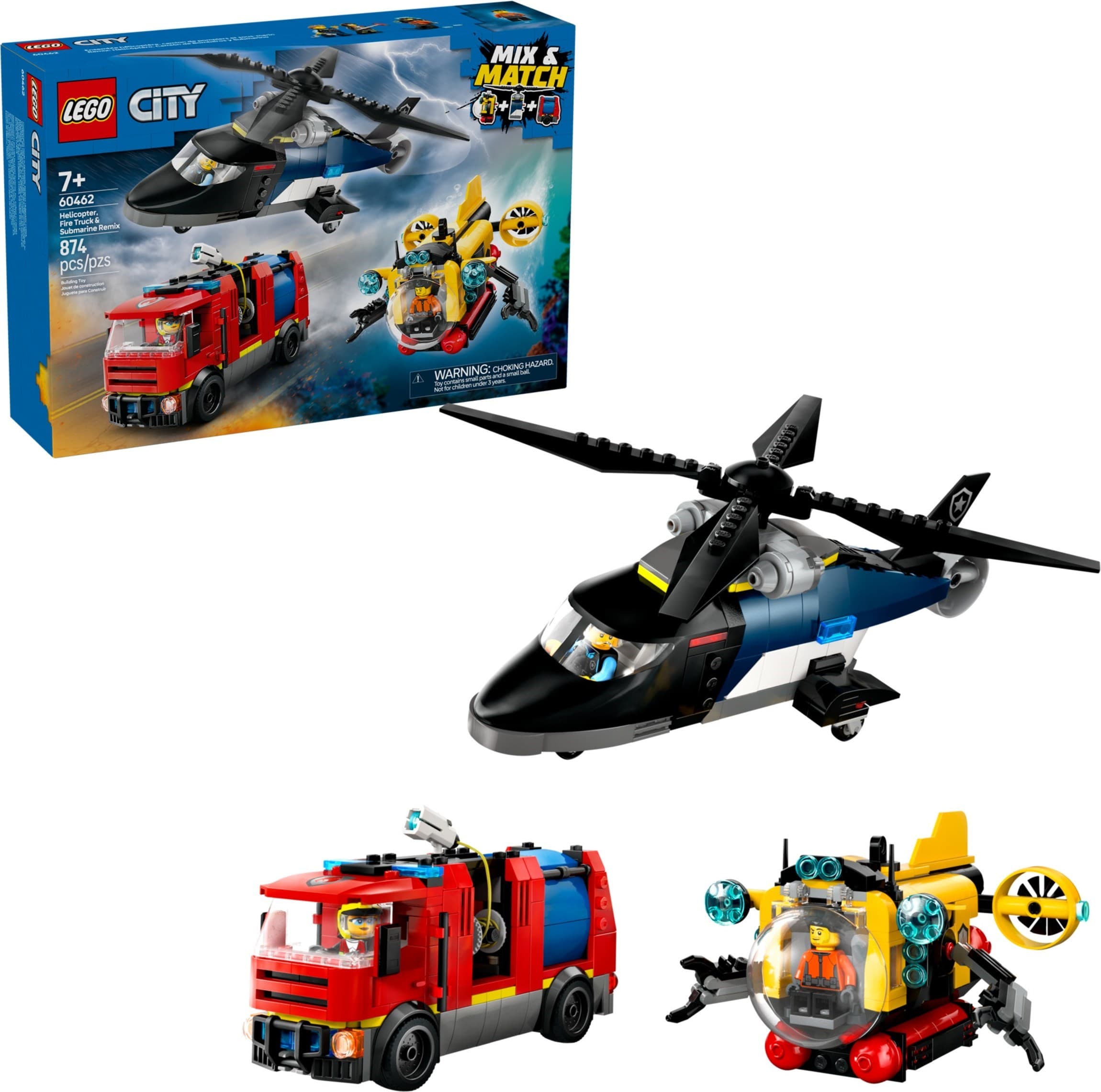 Helicopter, Fire Truck & Submarine Remix