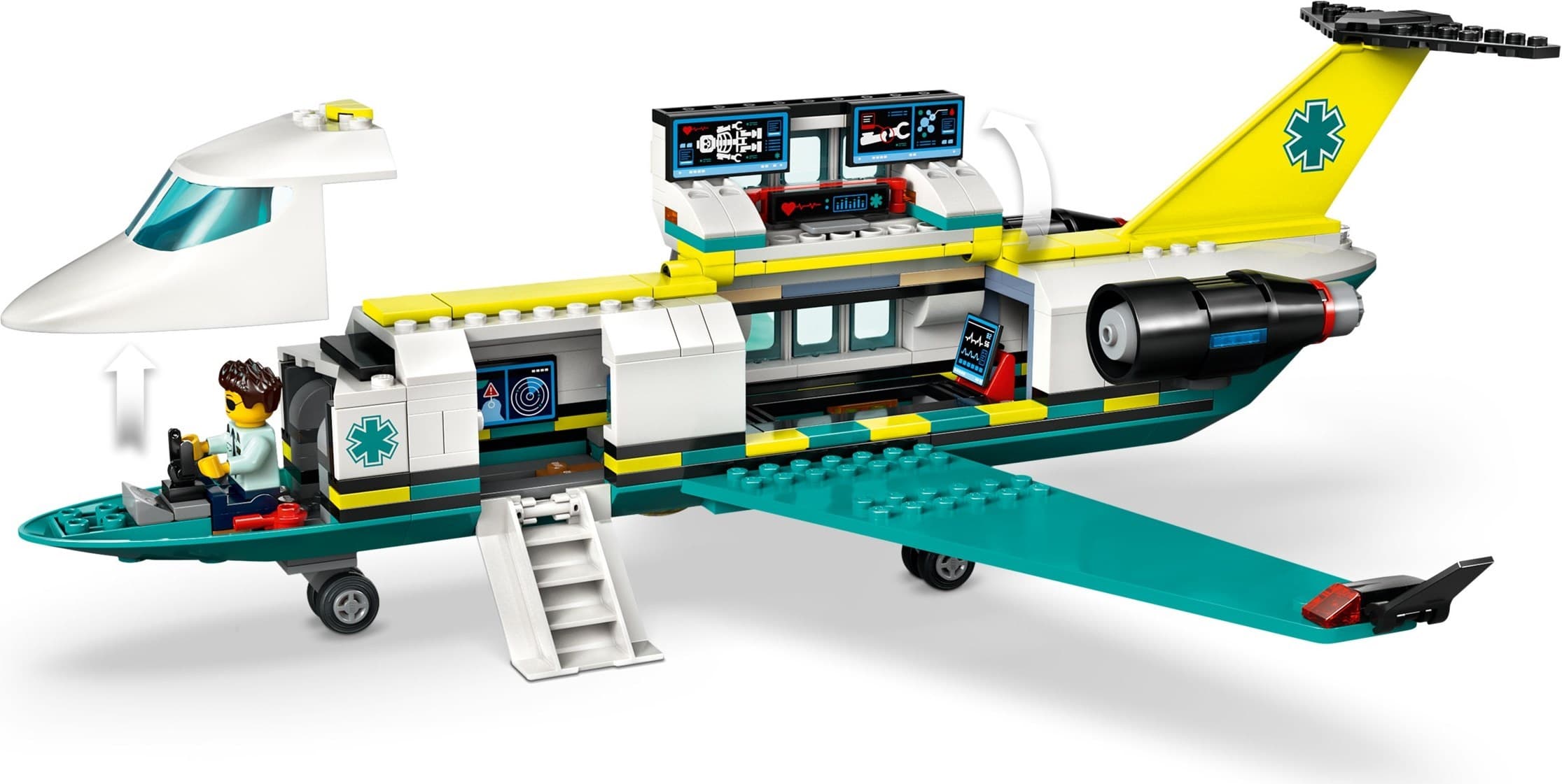 Emergency Air Ambulance Airplane
