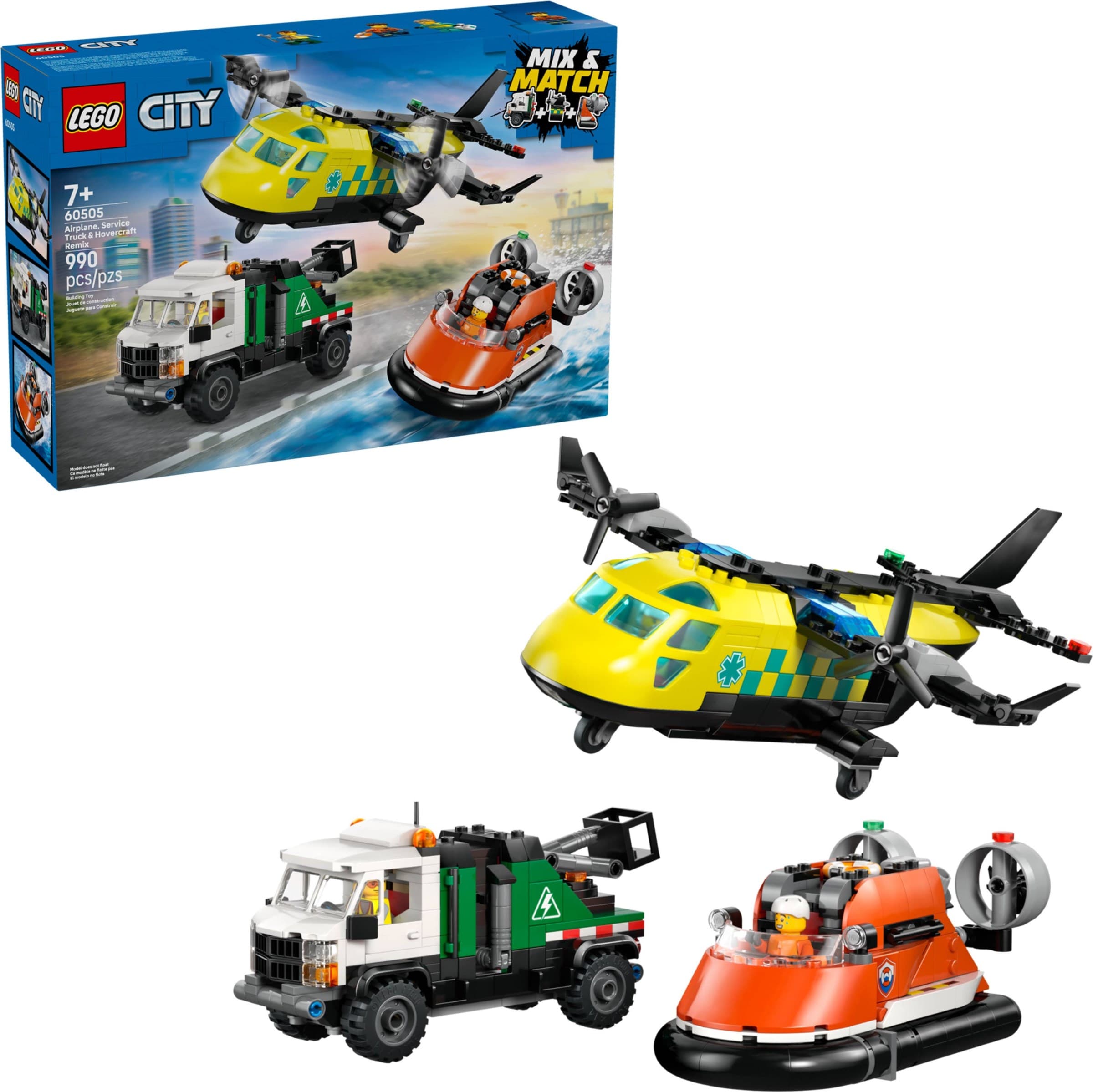 Airplane, Service Truck & Hovercraft Remix